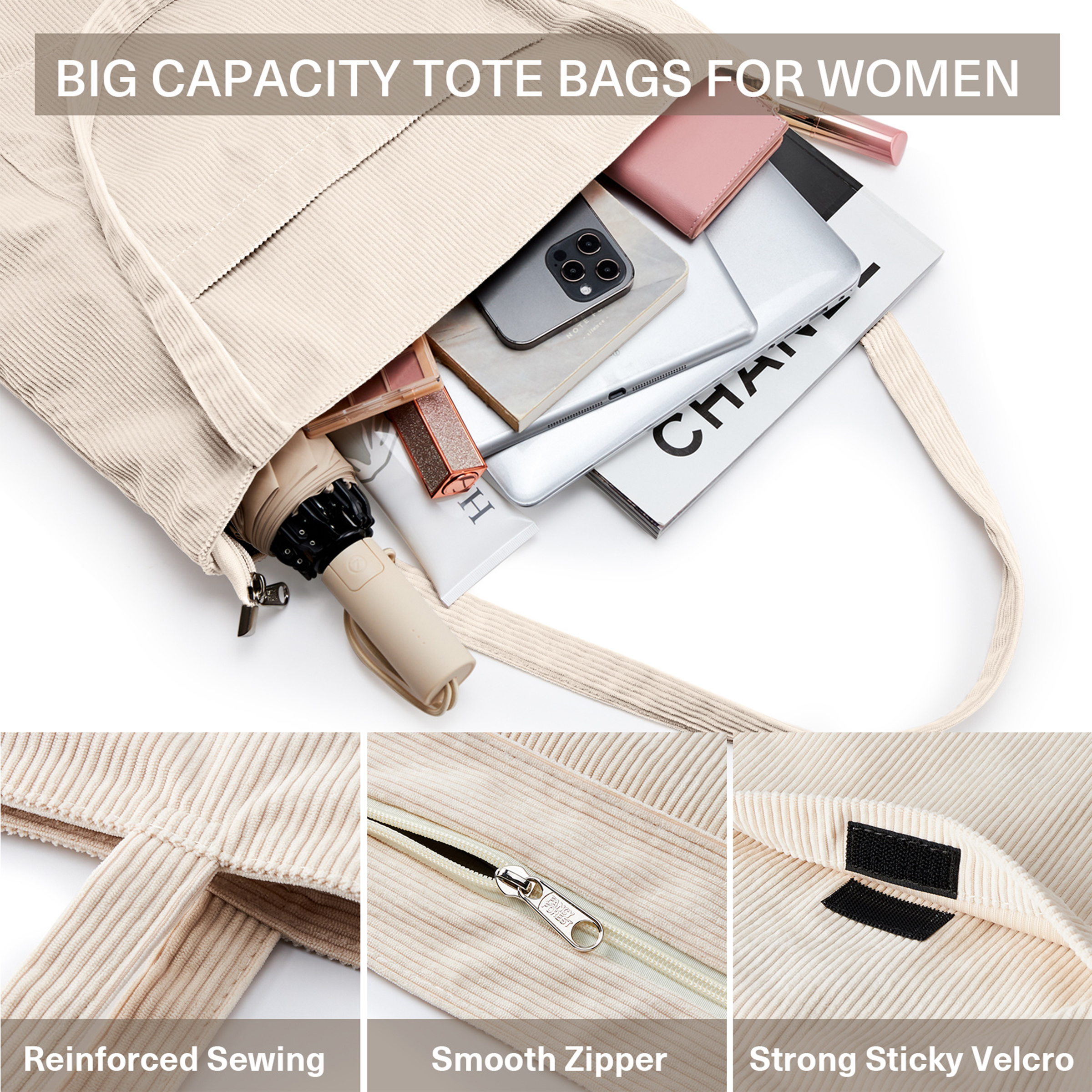 Vintage-Inspired Canvas Shoulder Bag with Waterproof Design 9