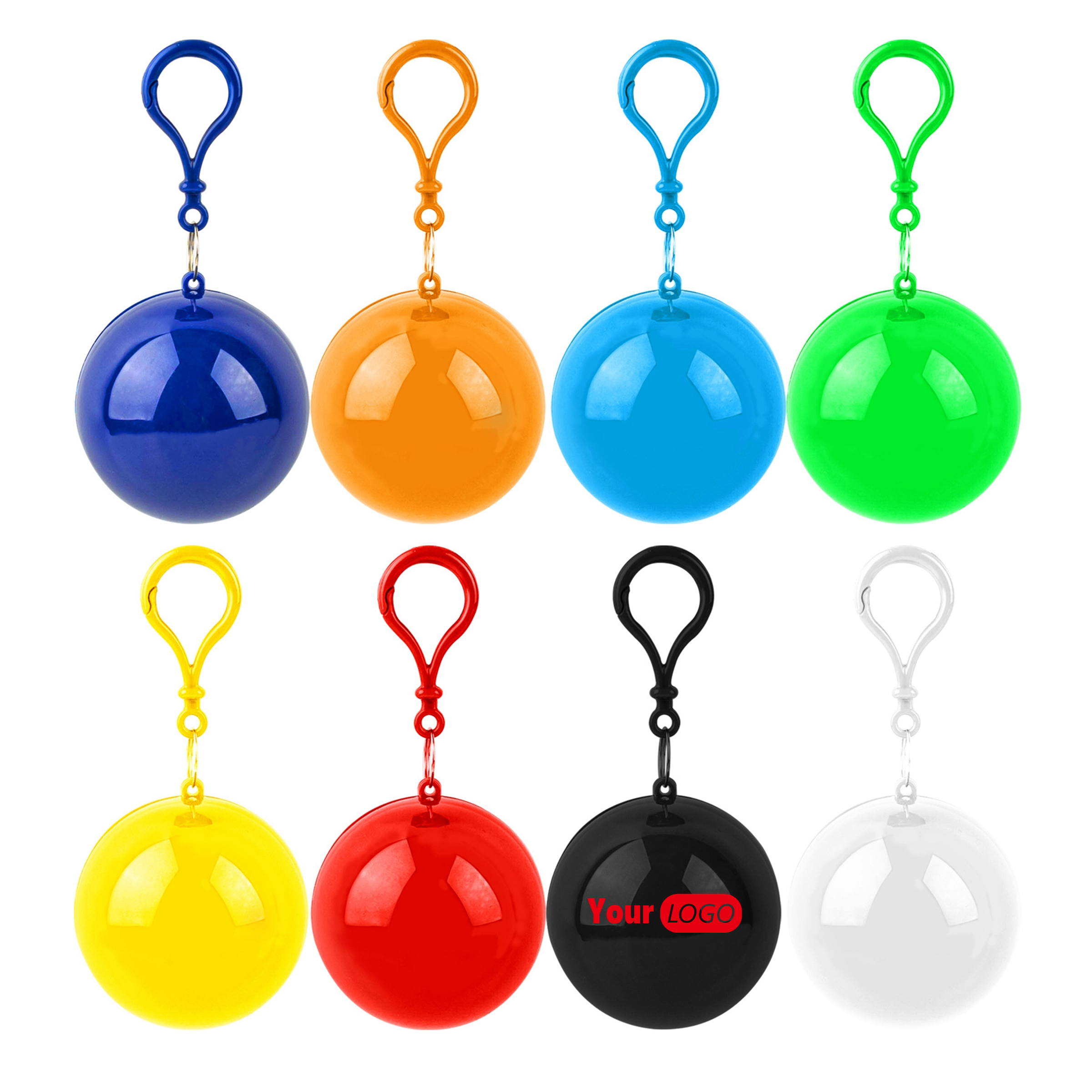 Polyethylene Customizable Disposable Raincoat Ball For Practical Promotions 3