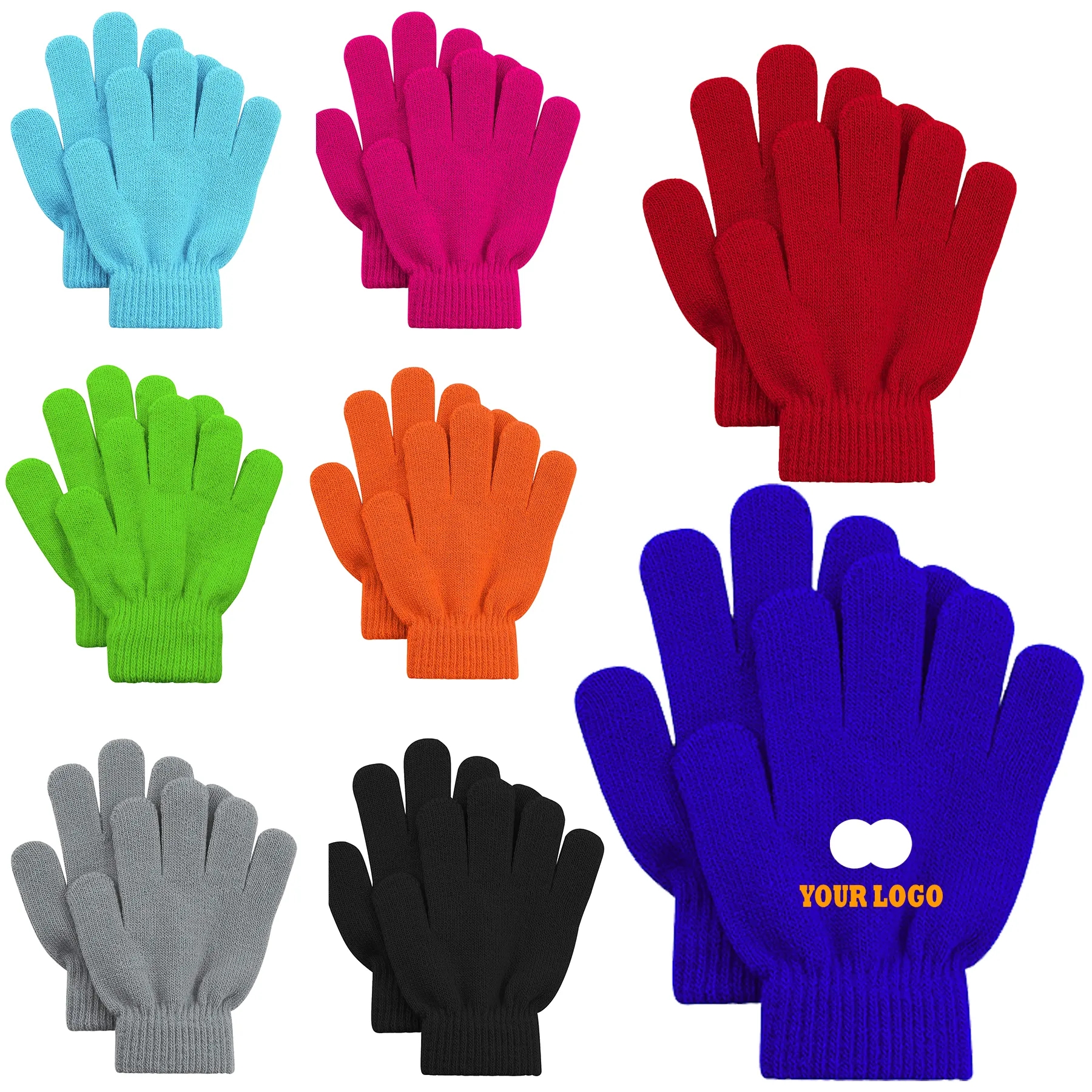 Winter Kids Warm Magic Gloves 16
