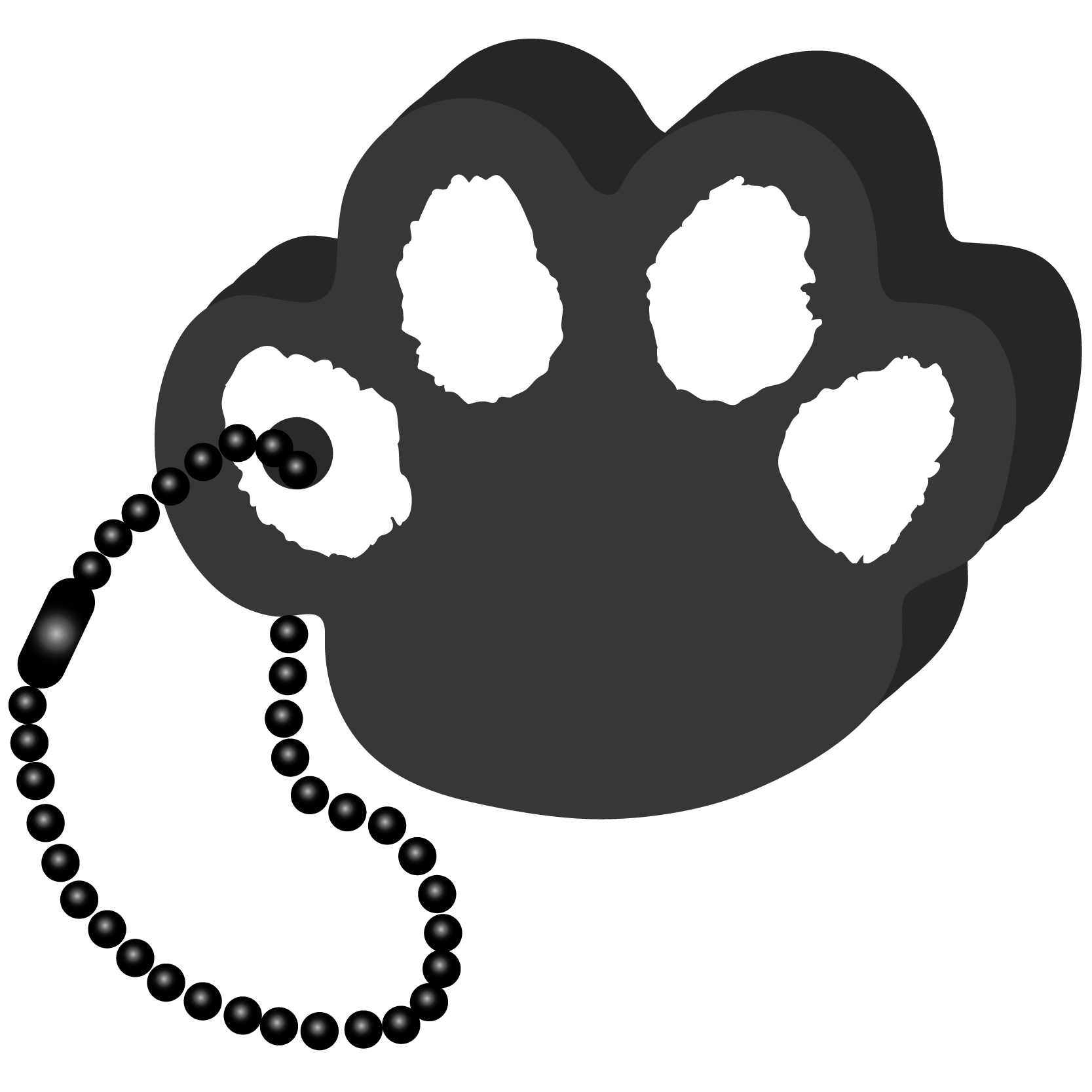 Paw Key Tag 54