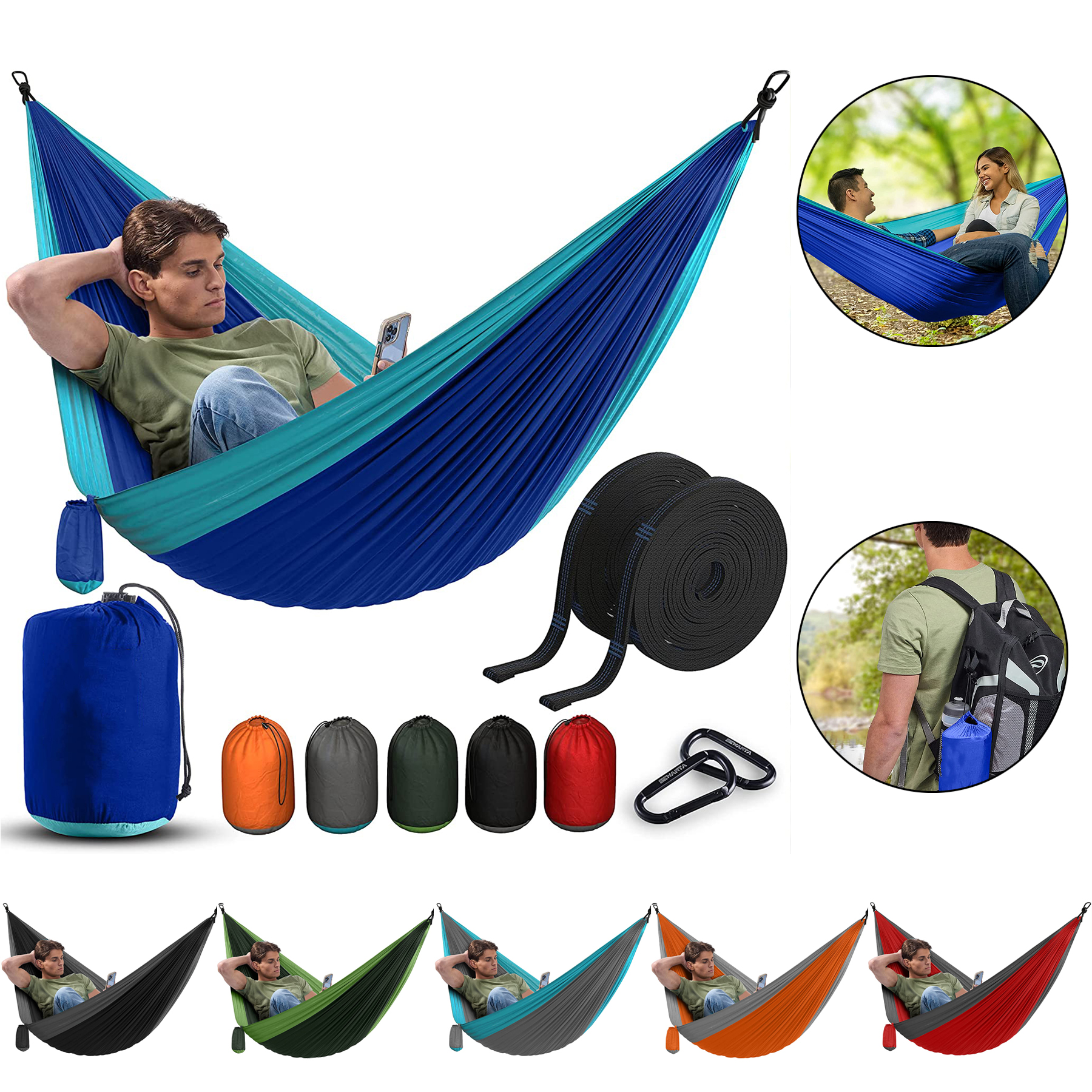 Durable Hammock 500 lb Capacity 6