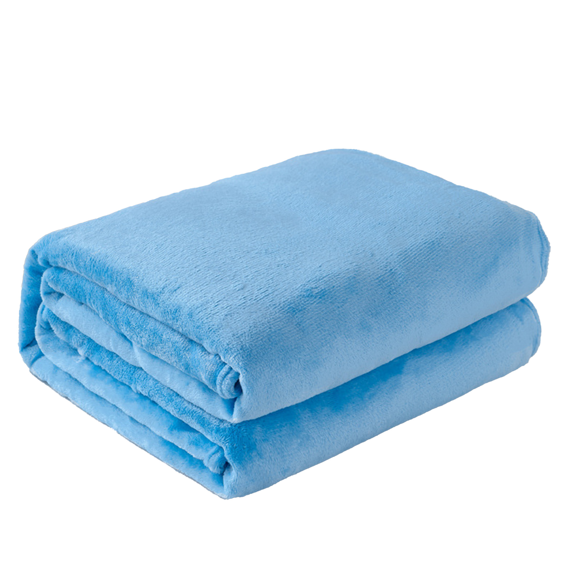 Flannel Afternoon Nap Warm Pure Color Blanket 14