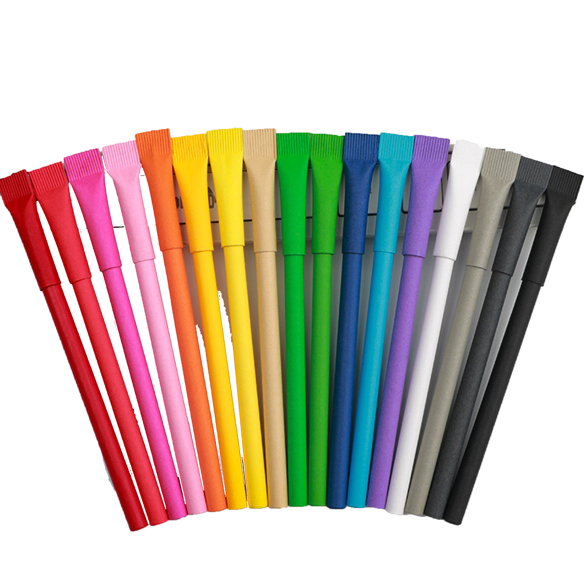 Assorted Colors Eco Conscious Kraft Paper Ballpoint Pen 8