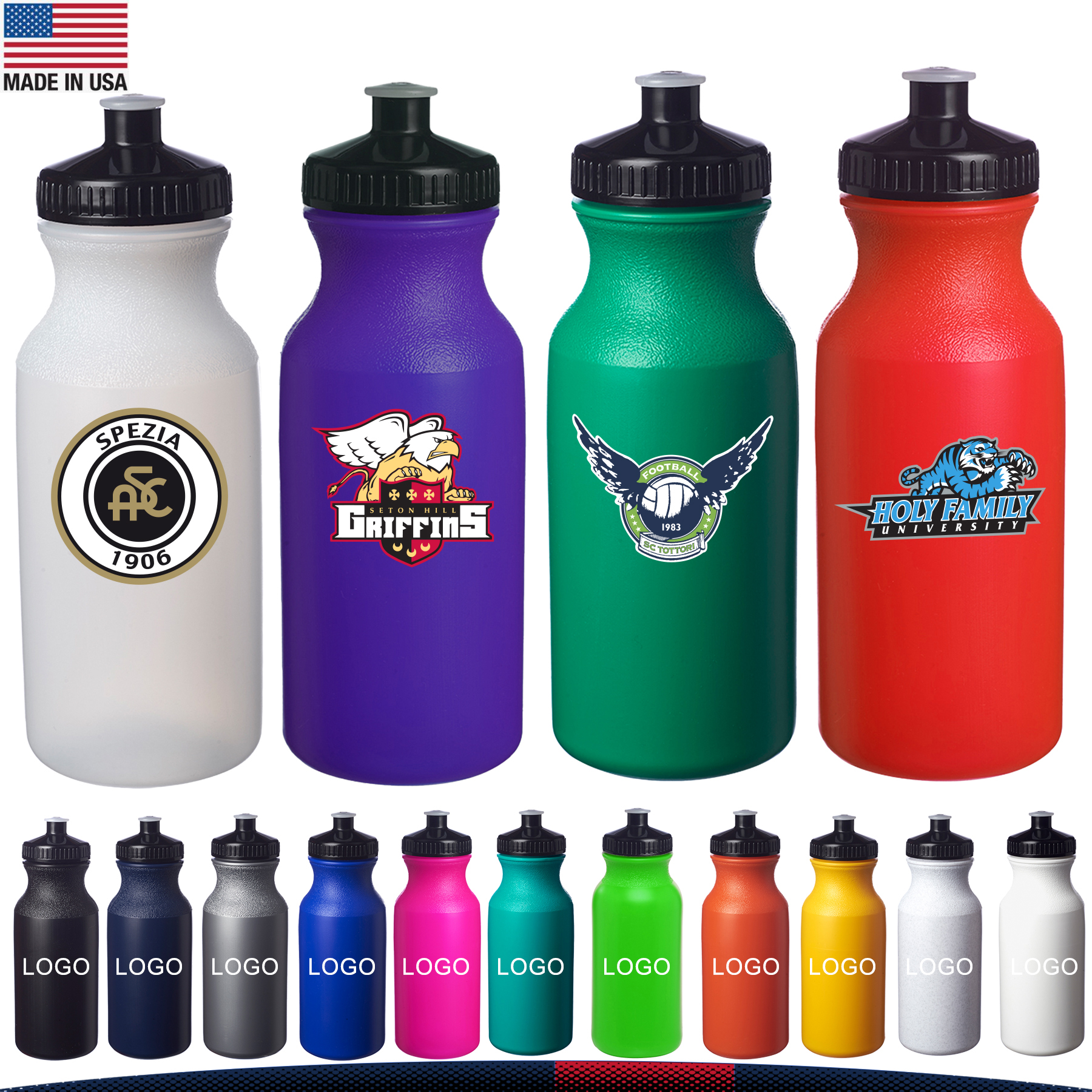 Eamon Plastic Sports Bottle - 20 OZ. 20