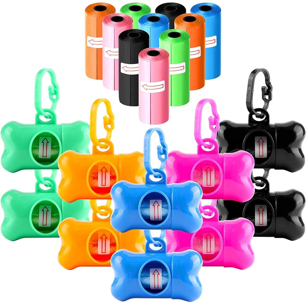 Pet Bag Dispenser with key chain