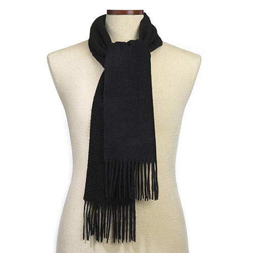 black muffler scarf