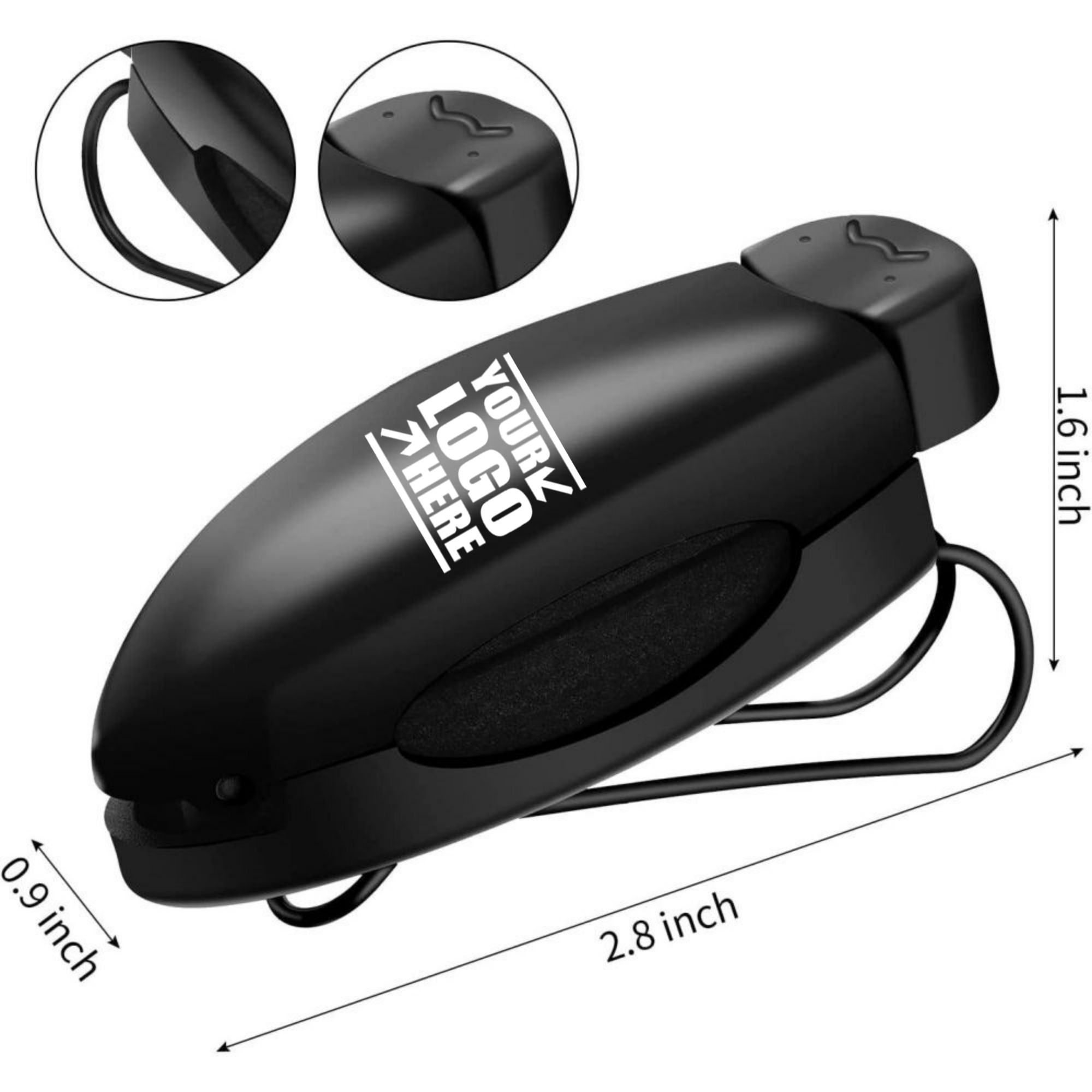 Ladybird Shape Vehicle-Mounted Sunglasses Clip 3