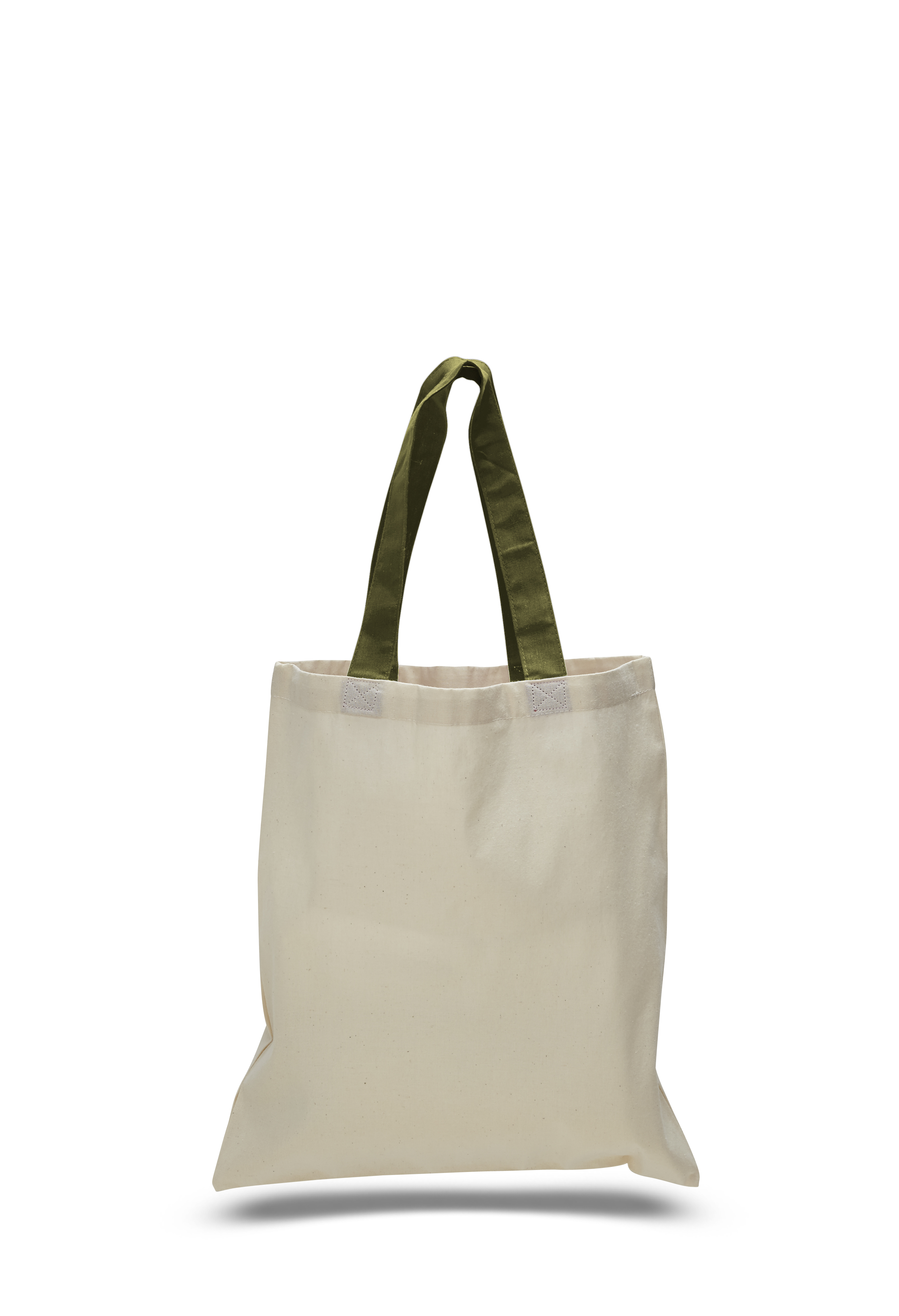 Economical Cotton Tote Bag with Colored Handles, custom tote bag with logo imprint 47