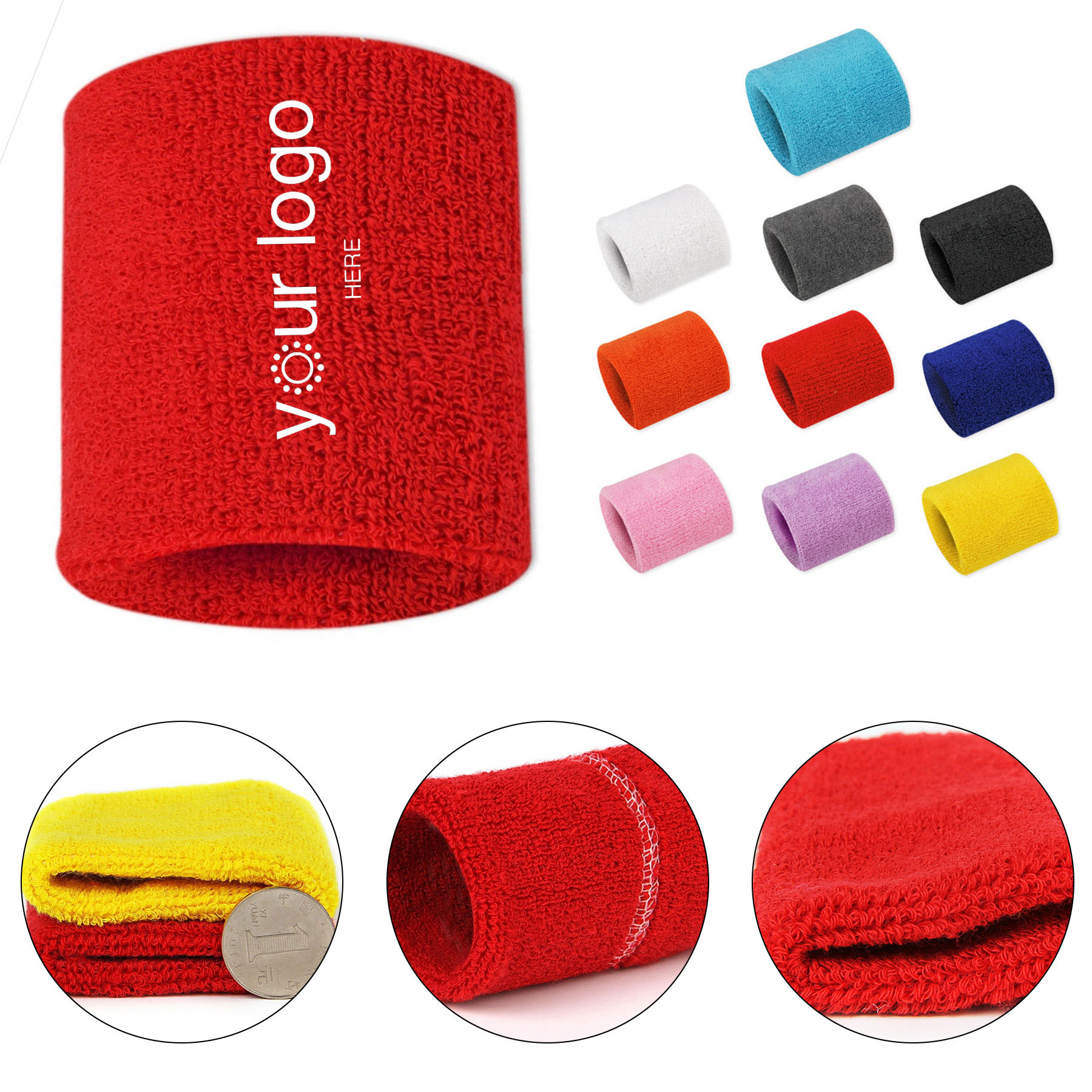 Towel Moisture Wicking Wristbands