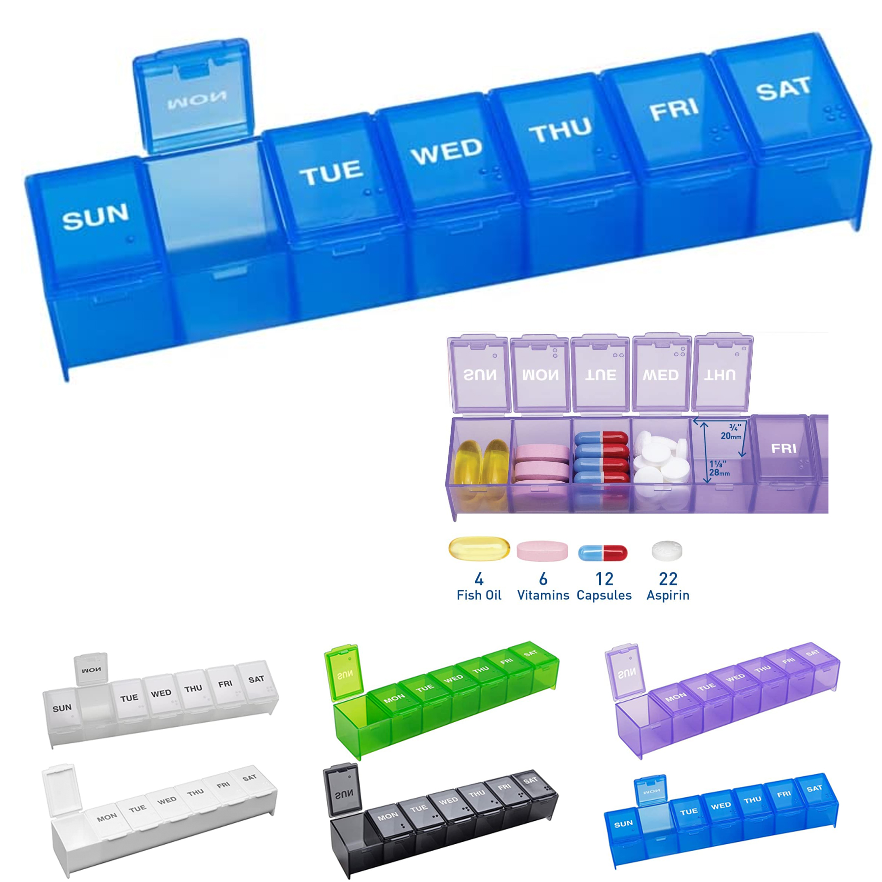 Pill Organizer/Weekly (7-Day) Organizer 4