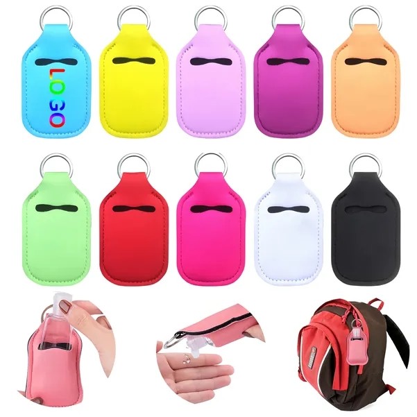 Hand Sanitizer Holder Keychain