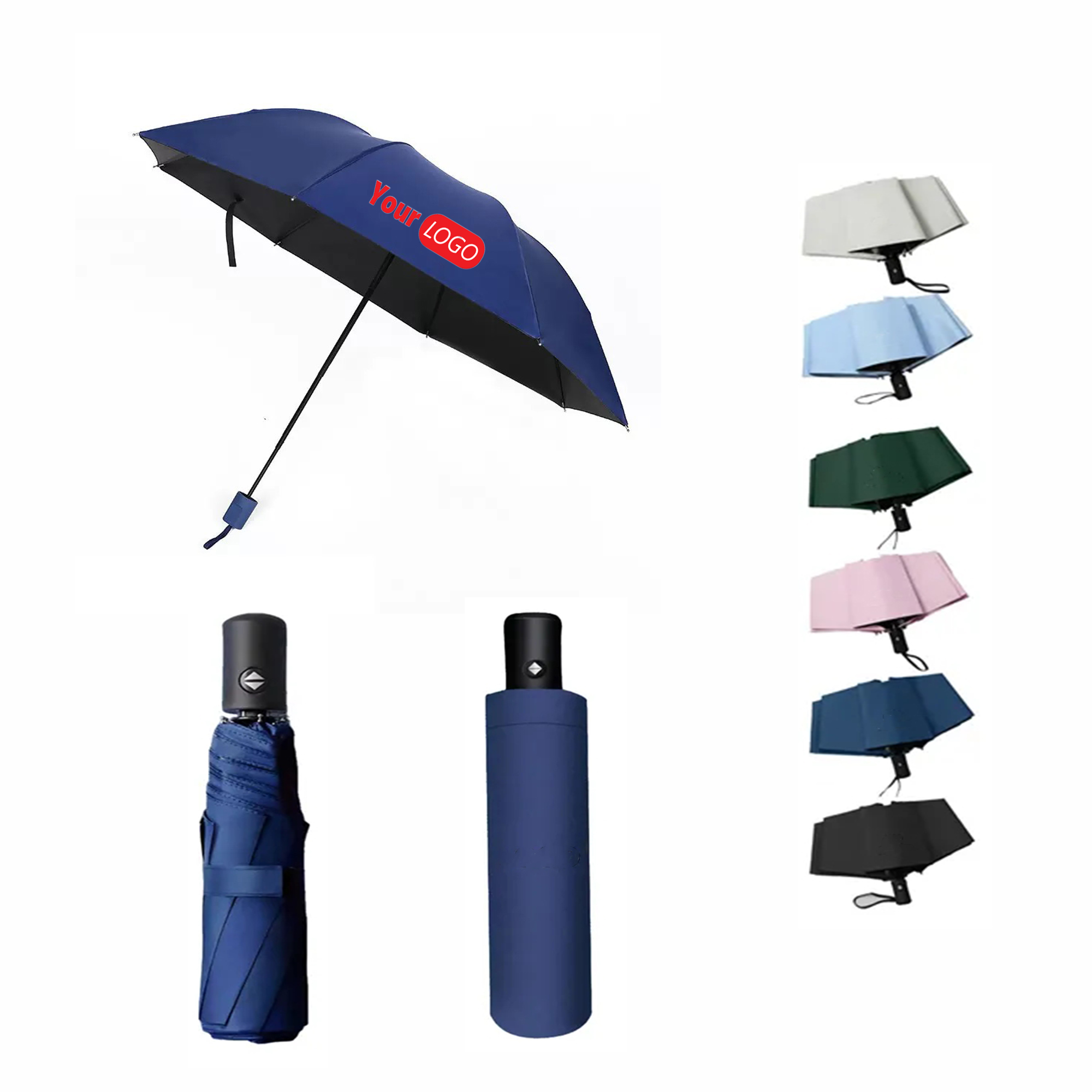 UV Automatic Folding Umbrella MOQ 10pcs