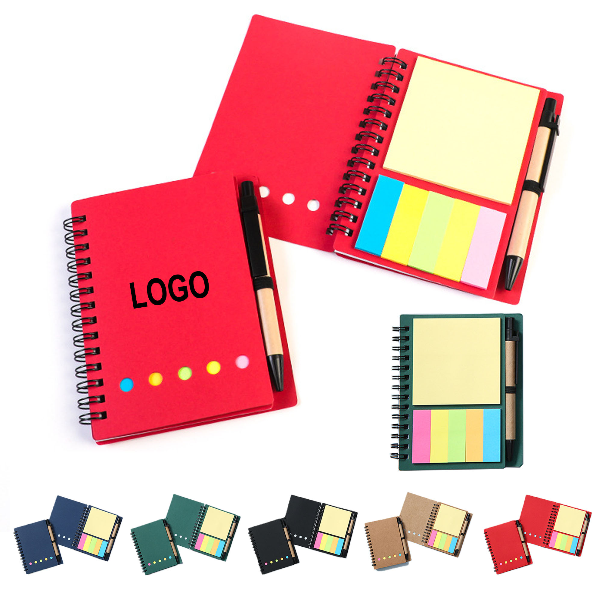 Recycled Notepad Notebook With Sticky 5