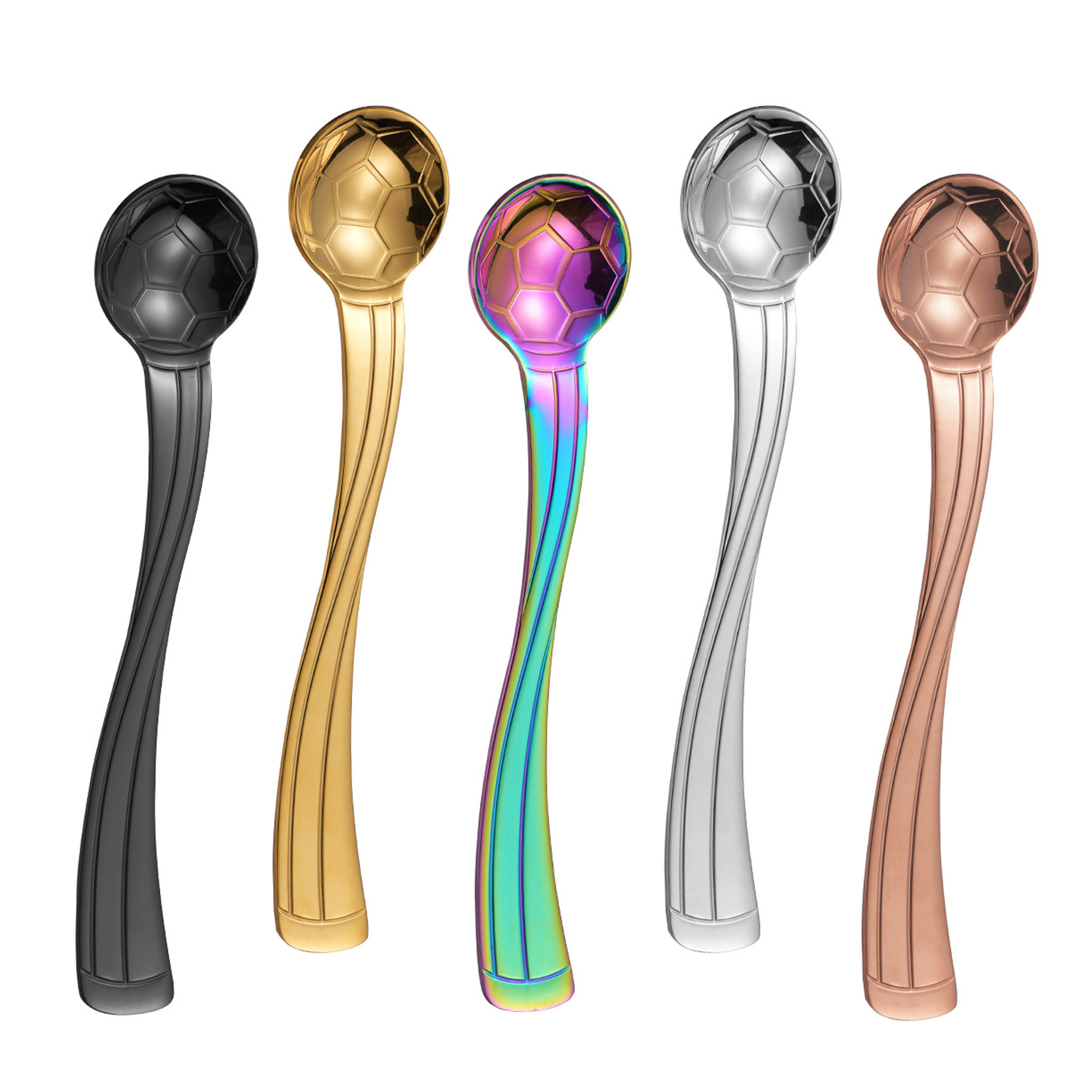 Stainless Steel Football Coffee Spoon 3