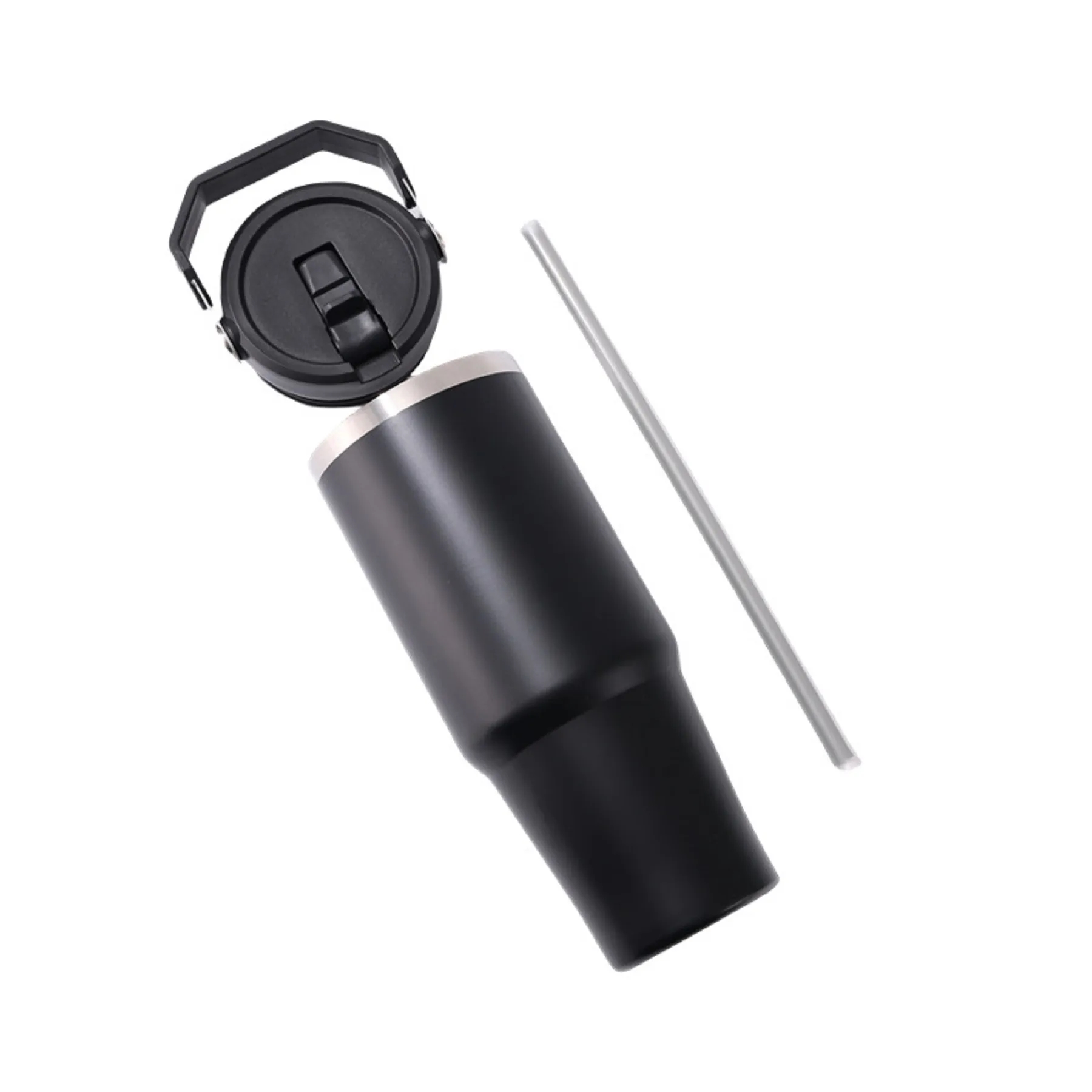 30 oz IceFlow Stainless Steel Tumbler with Straw 41