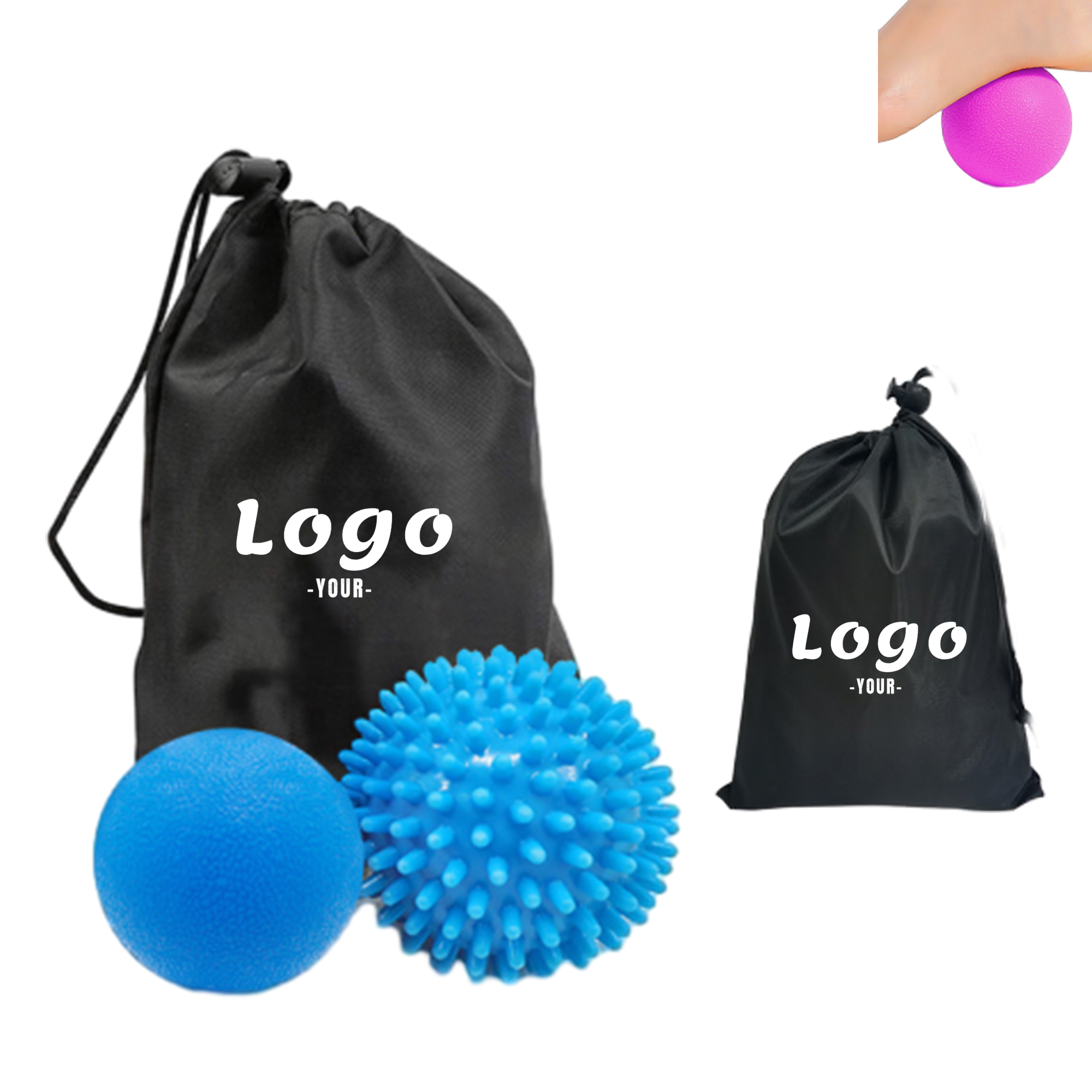 2-Piece Massage Ball Set with Bag 3