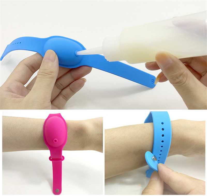 Silicone Hand Sanitizer Bracelet