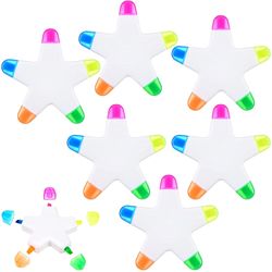 Star Shaped  Five Colors Highlighter