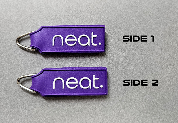Flexible PVC Zipper Pulls with D-Ring- USA Made 26