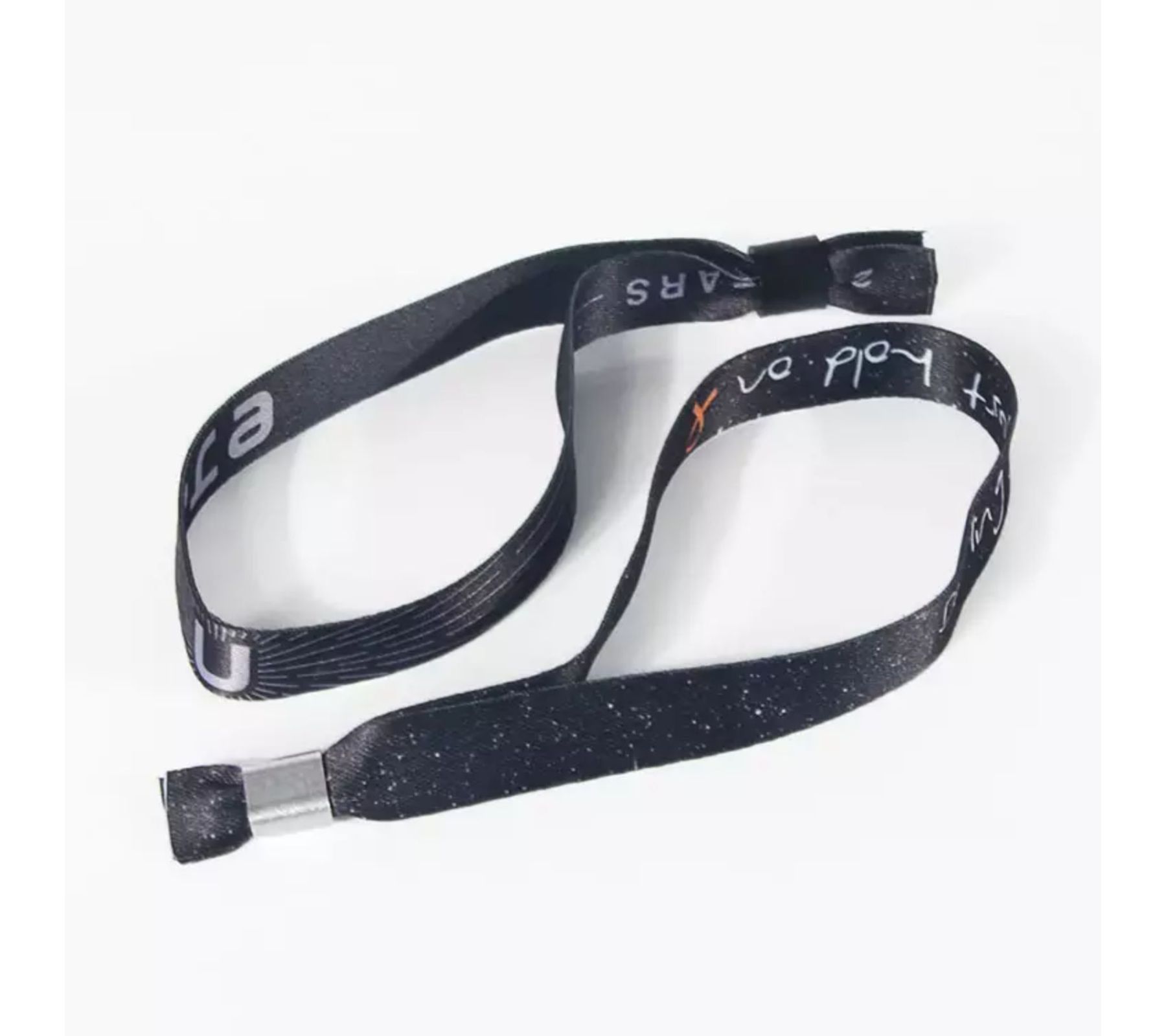 1/2" rPET Sublimated Eco-friendly Aluminum Lock Reusable Event Wristbands