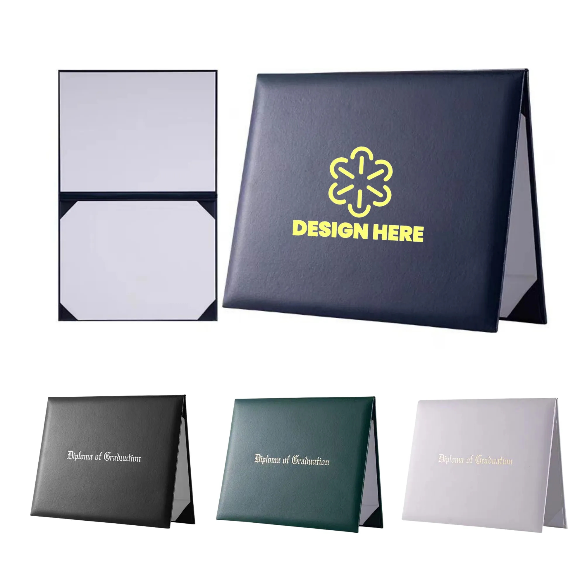 Premium PU Certificate Holder Diploma Cover Sleeve 9