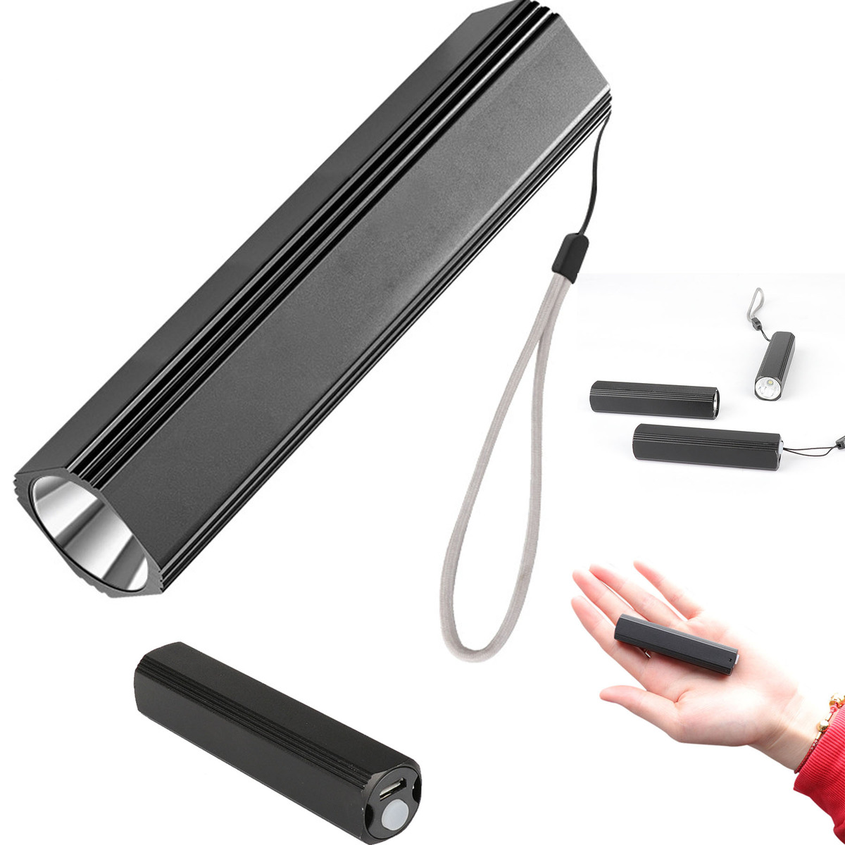 Mini USB Charging Bright Flashlight/LED light