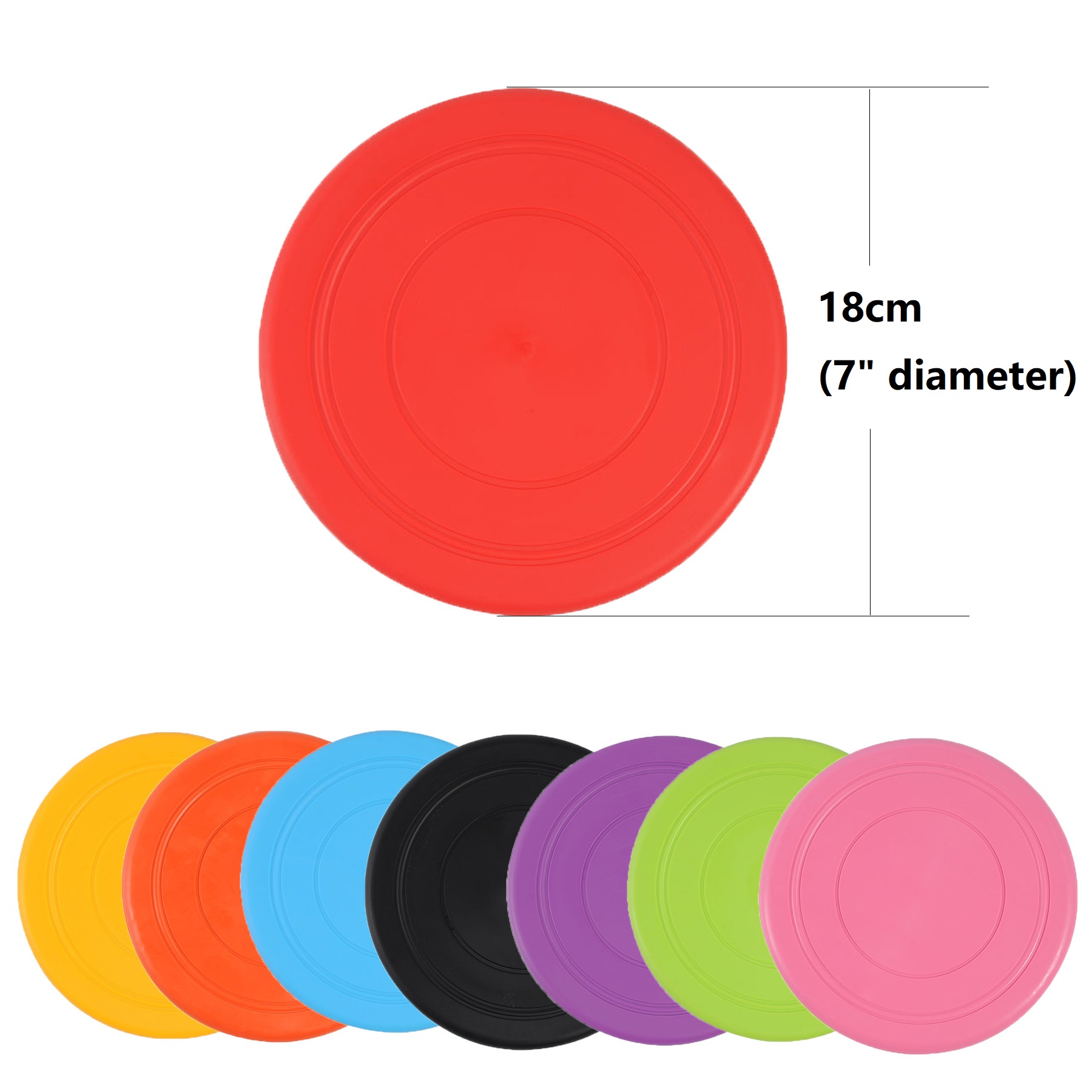 7" Dog Flyer Flying Saucer