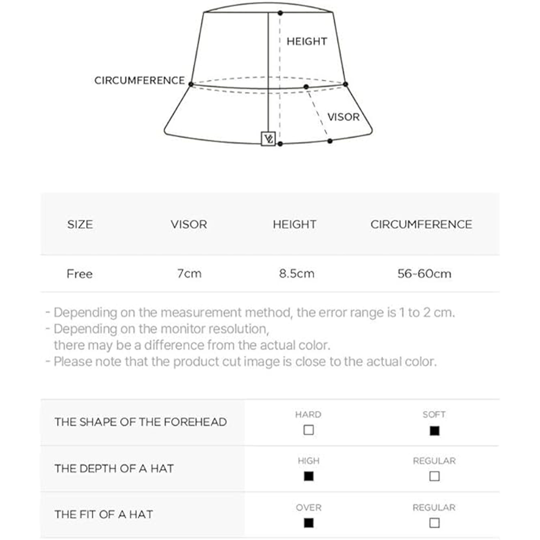 Unisex Casual Sun Protection Bucket Hat 21