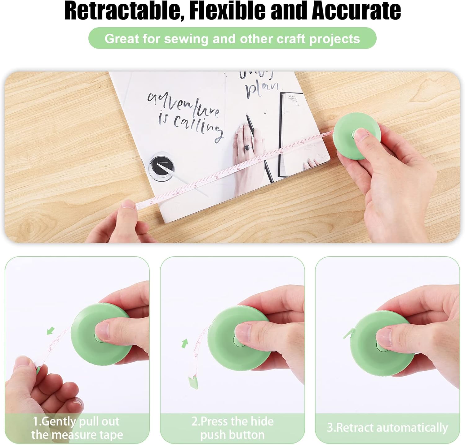 5ft Soft Retractable Measuring Tape 17