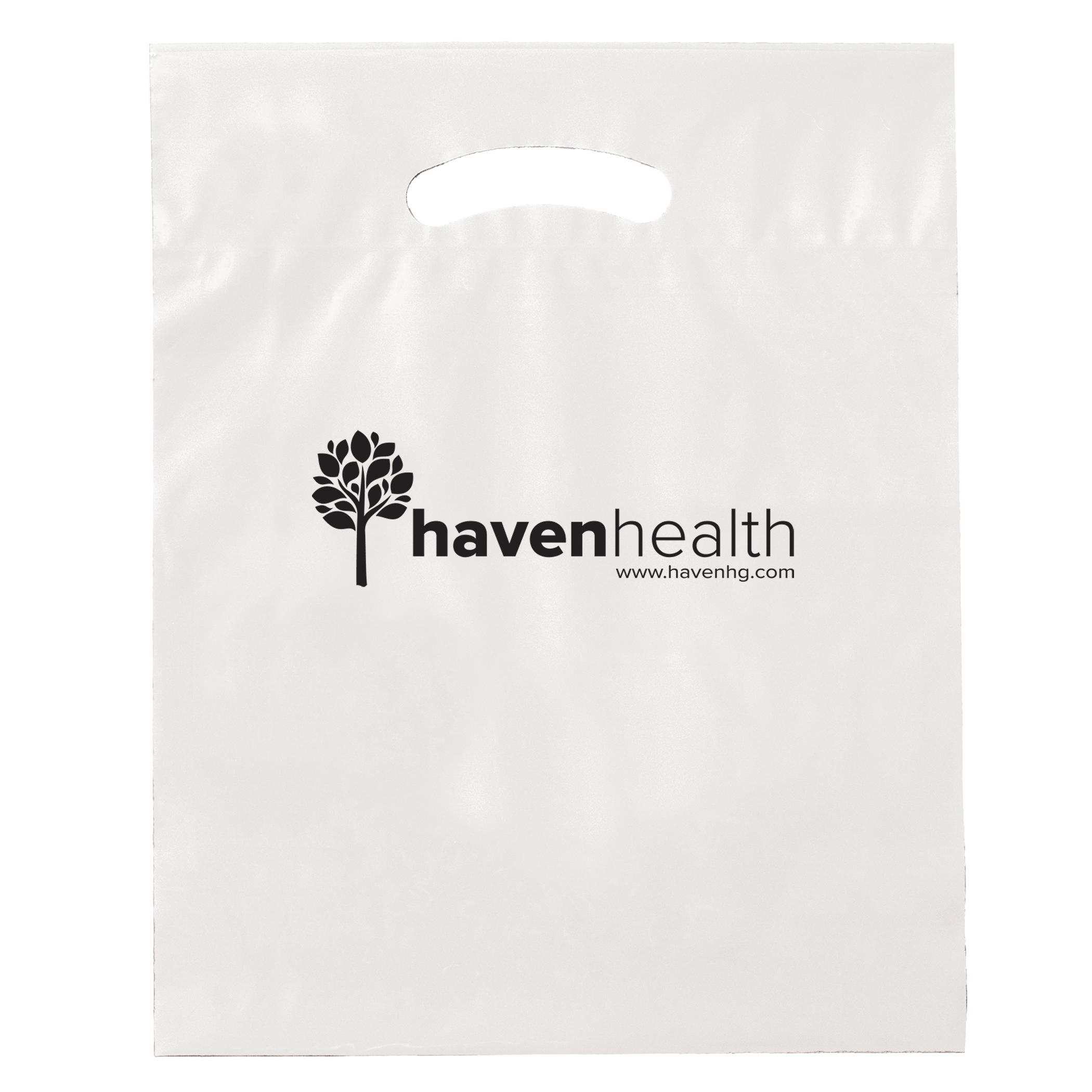 Fold Over Reinforced Die Cut Bag 25