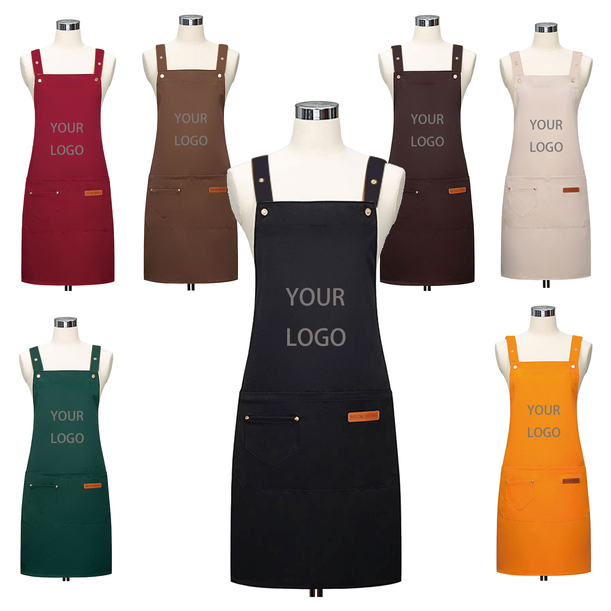 Kitchen Apron with Water and Oil Resistance 4
