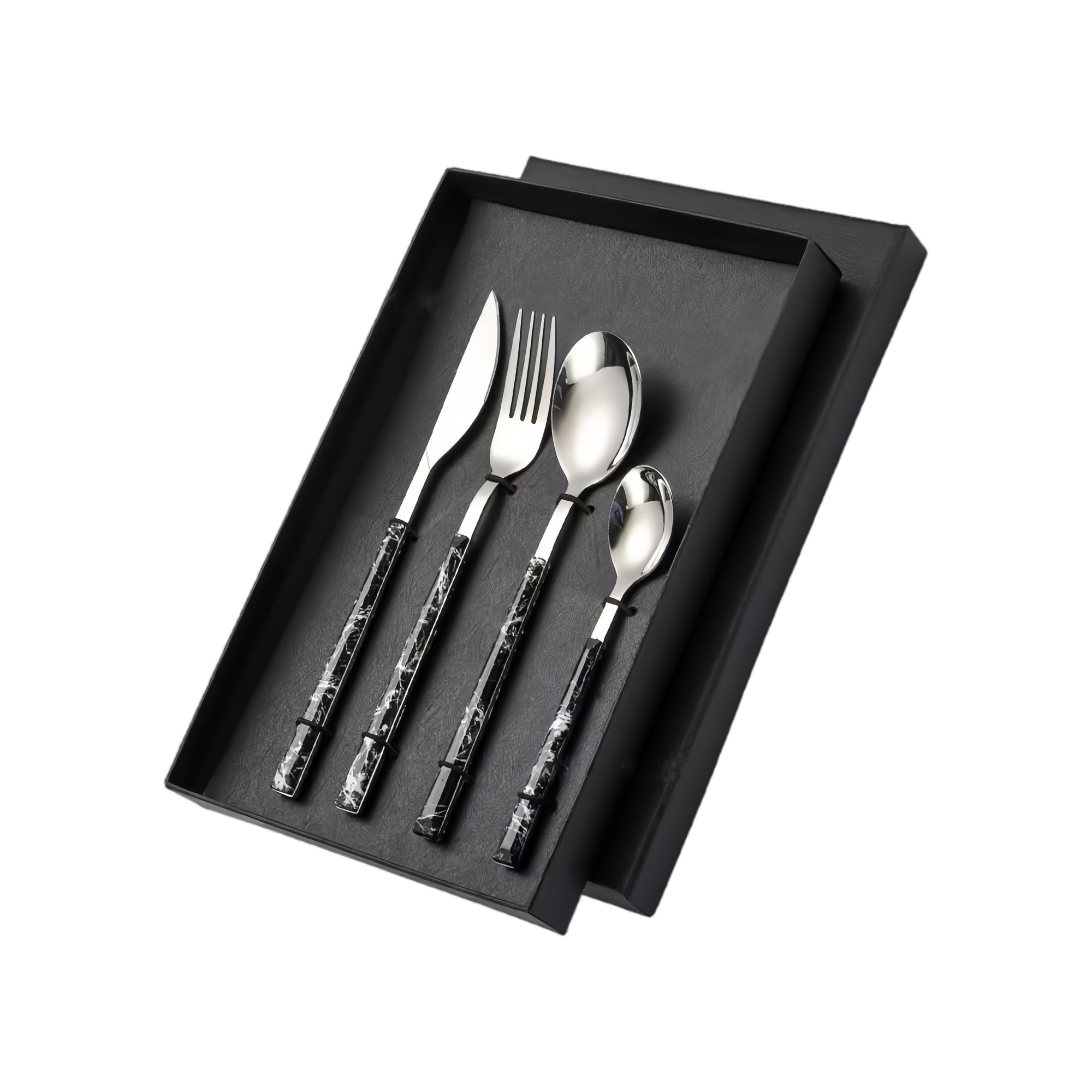 Four-piece Stainless Steel Cutlery Gift Box Set 9