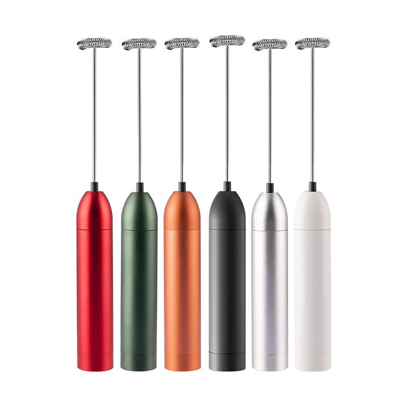 Electric Aluminum Alloy Egg Beater Milk Frother 7