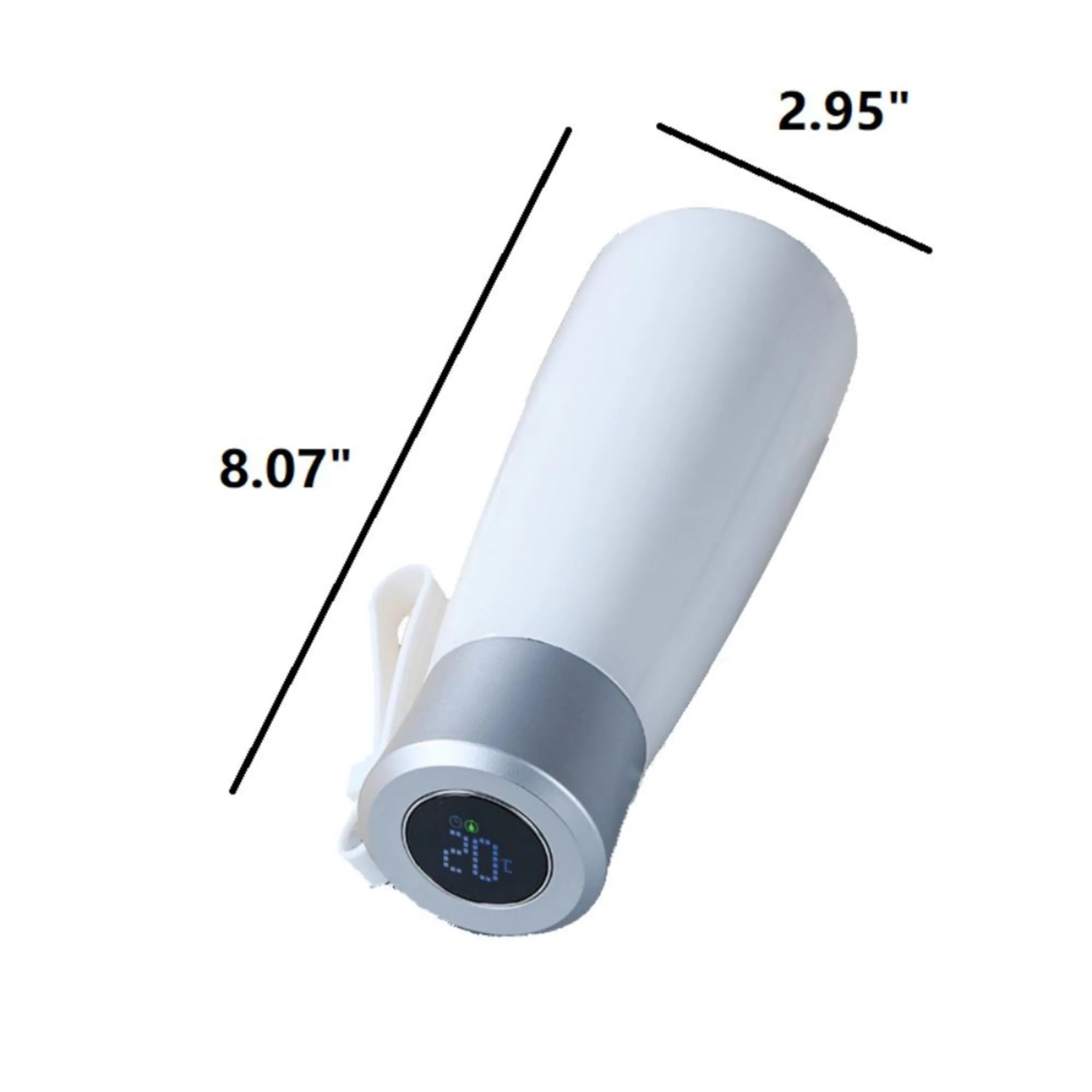 11 OZ Digital Temperature Display Double Wall Vacuum Bottle 8