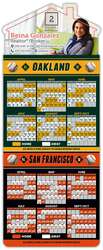 Magna-Card House Shape Magnet - Baseball Schedules (3.5 x 9)