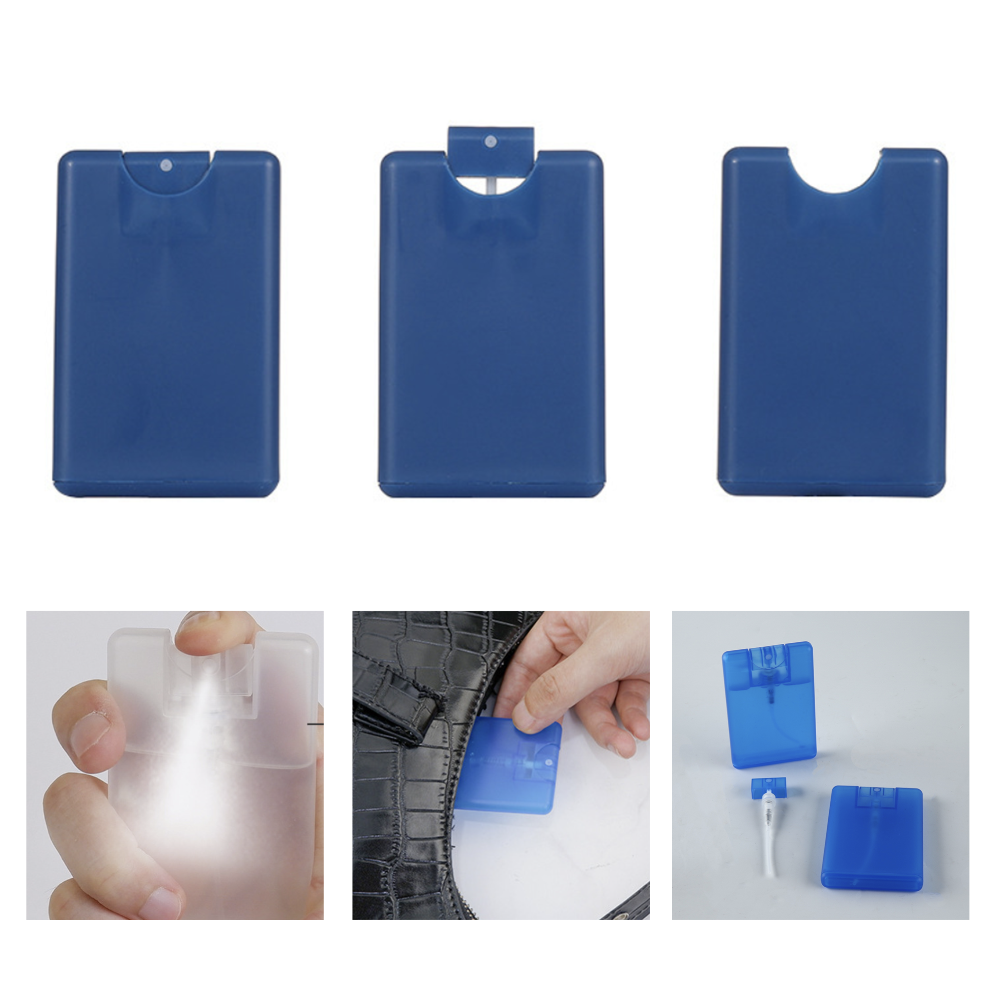 Portable Mini Credit Card Hand Sanitizer Spray 4