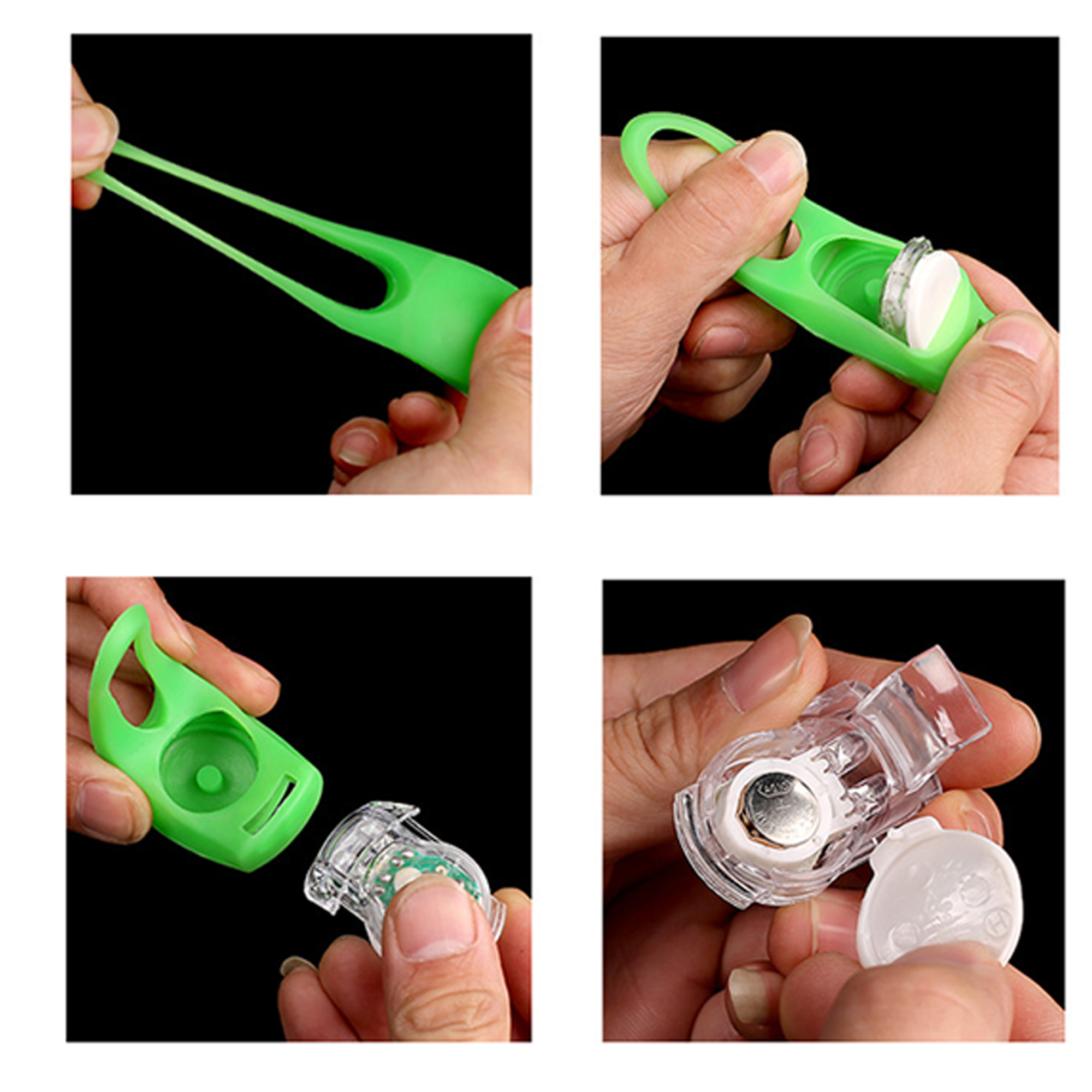 Silicone Shell Shockproof & Waterproof LED Frog Bike Light 6