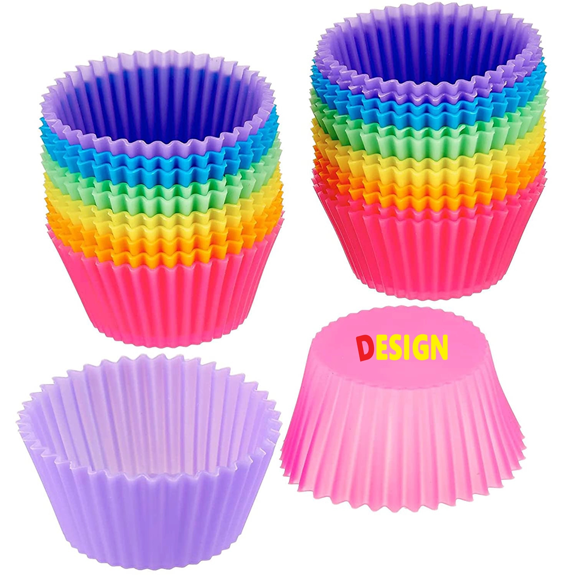 Reusable Silicone Cupcake Baking Cup 7