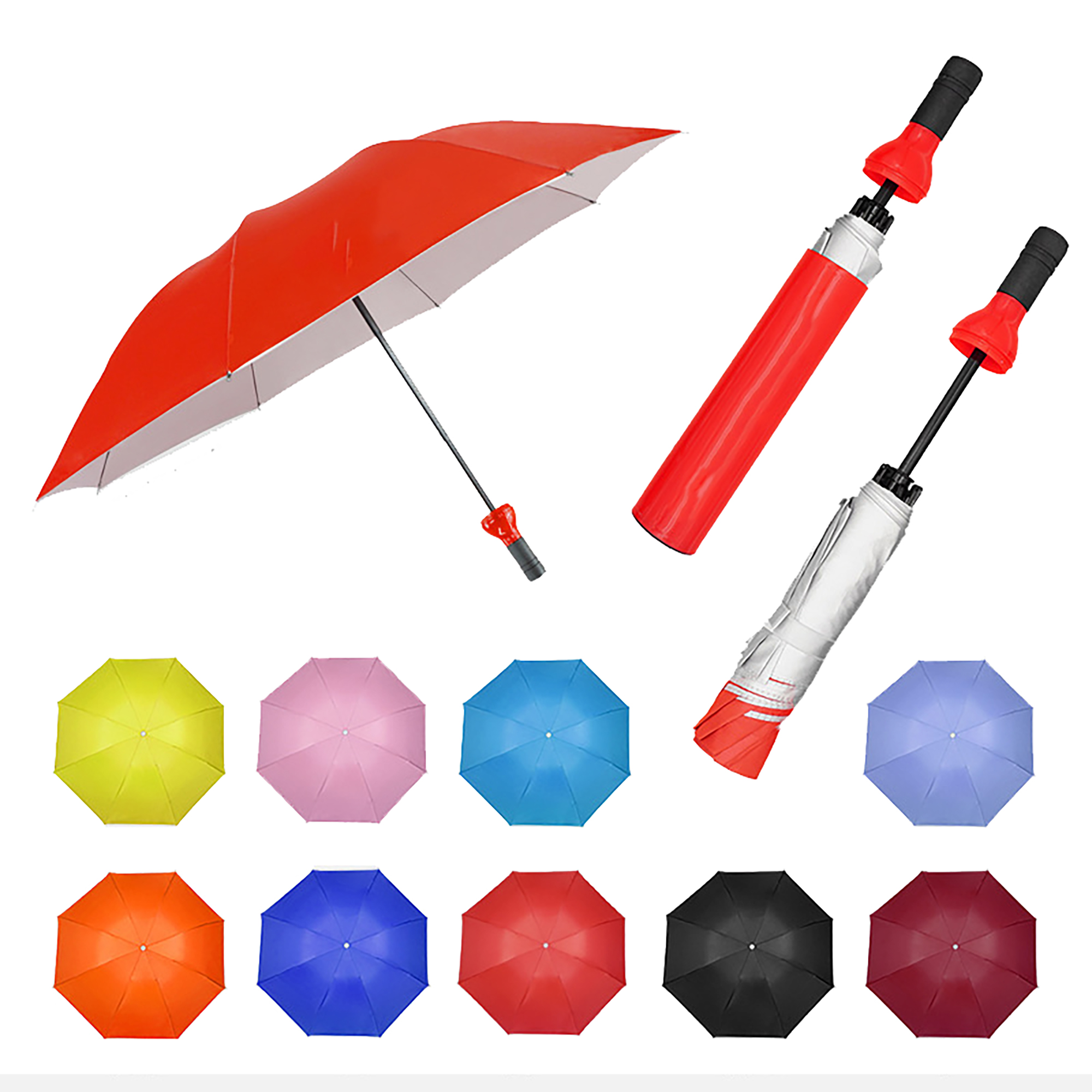 Bottle-Style Compact Umbrella with Auto Open & Close 13