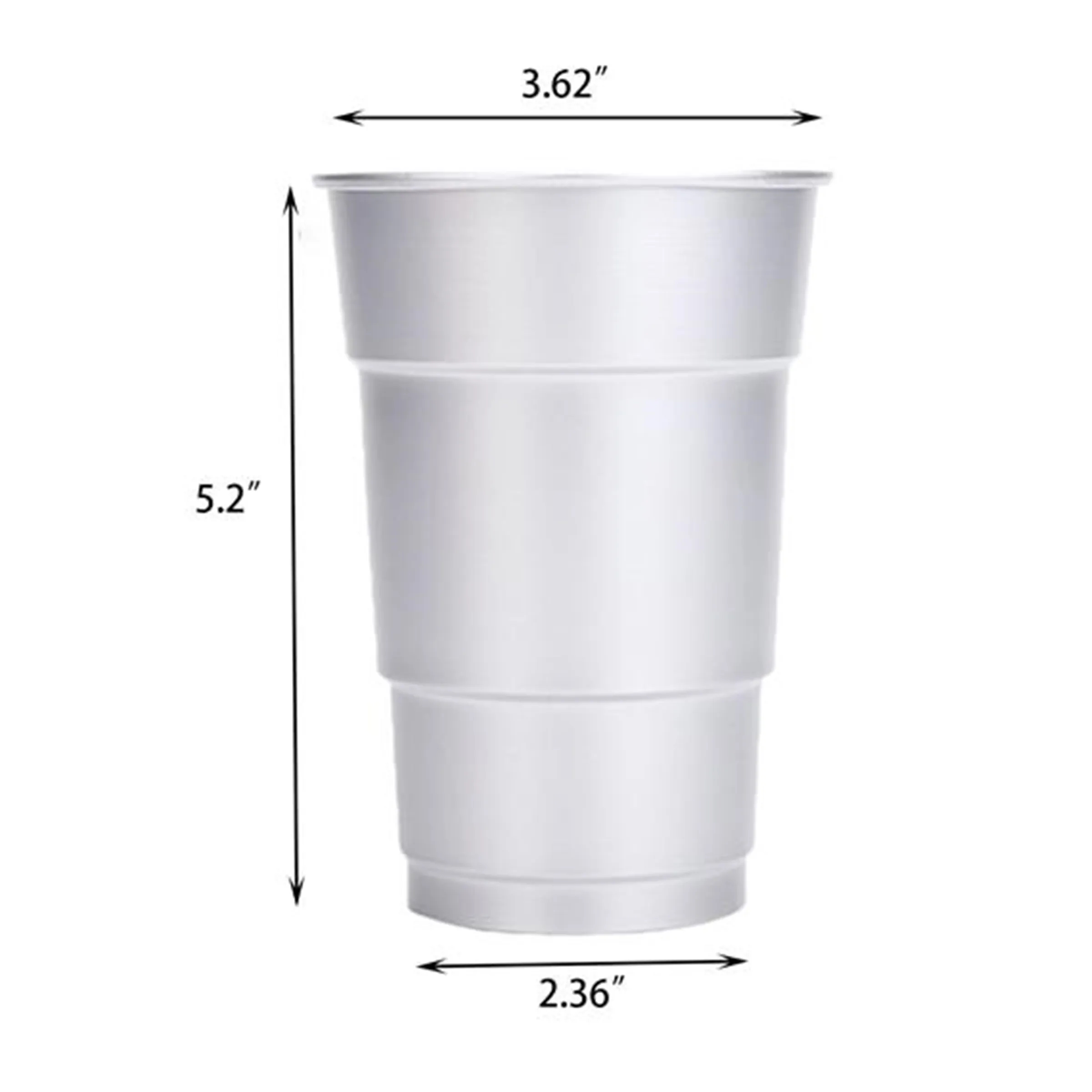 16 oz Disposable Aluminum Cup 7