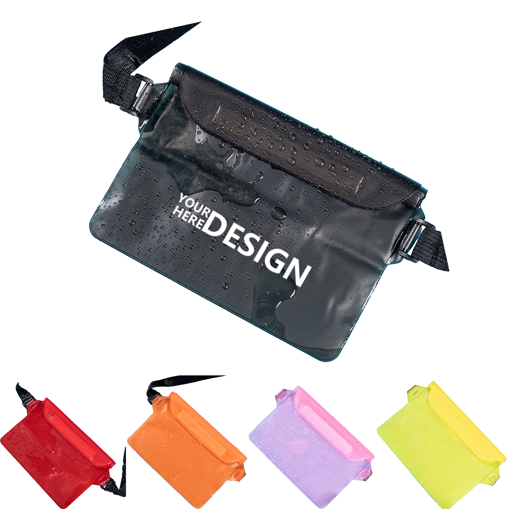 Crossbody Waterproof Swim Waist Pack 3