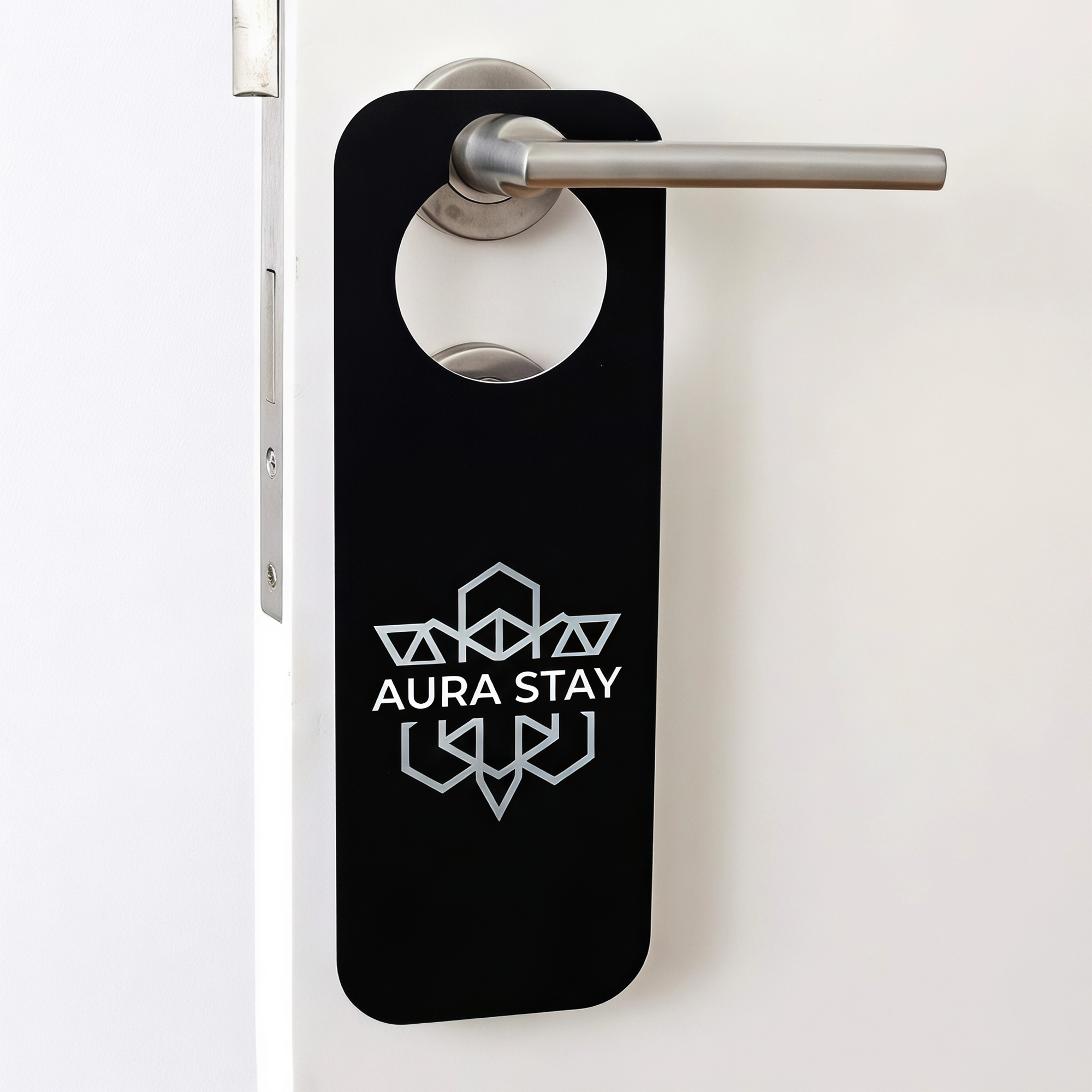 Durable Plastic Door Hanger Hanging Hole