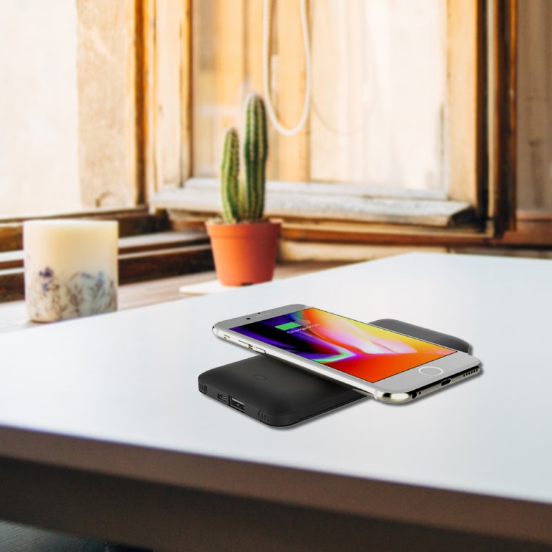 Chi-Charge Plus - 5,000 mAh Universal Power Bank with Wireless Charging