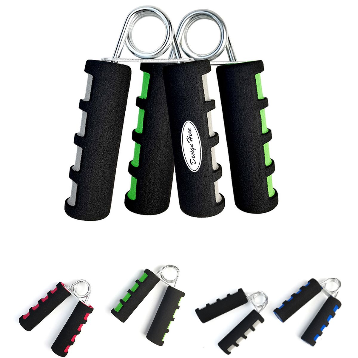 Adjustable Resistance Hand Grip Strengthener 4.7" x 3.5" 4