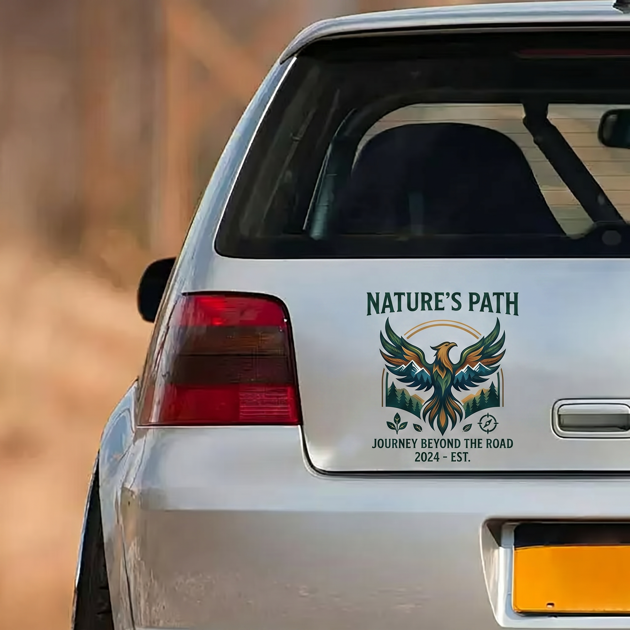 Outdoor 11.5" Vinyl Bumper Sticker