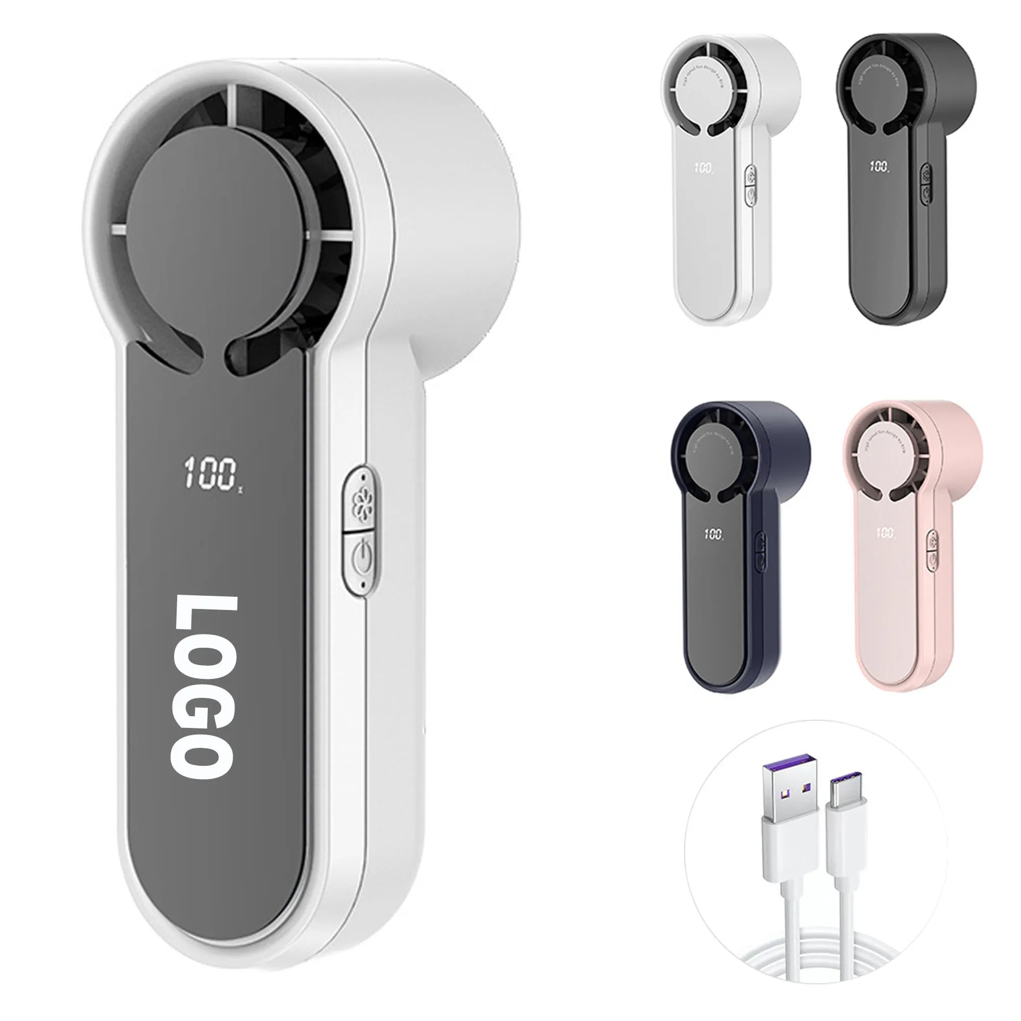 2000mAh USB Handheld Cooling Fan
