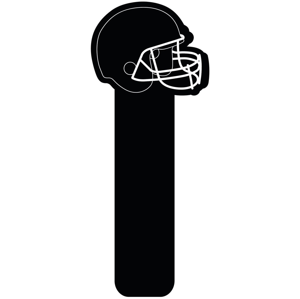 Football Helmet Stick Waver - HEL301 | Foamworx US, image size:1200x1199