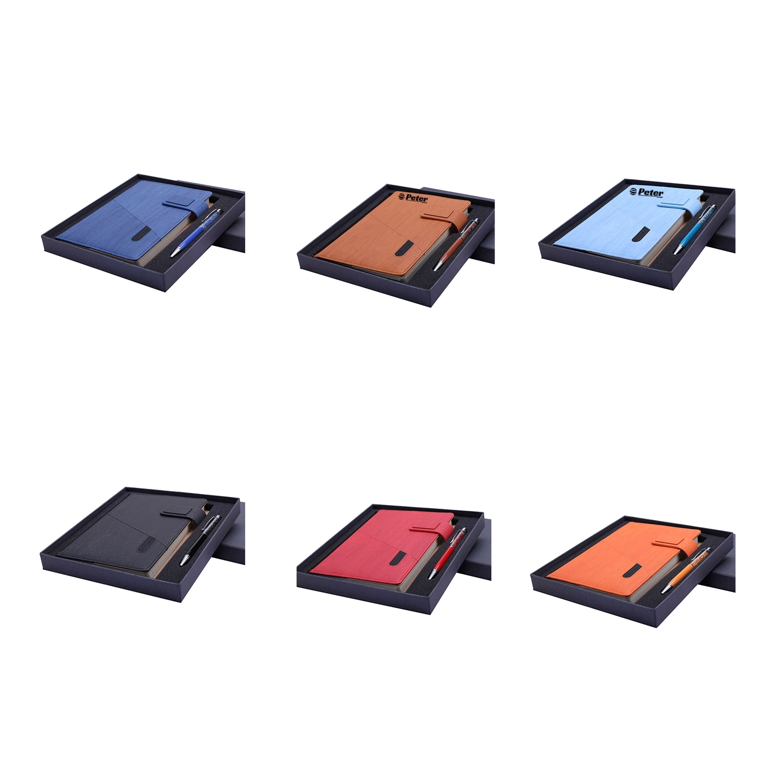 A5 Classic PU Leather Notebook Gift Set