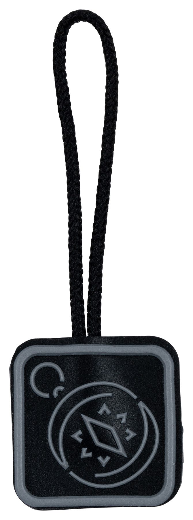 2D Custom Zipper Pull with cord 45