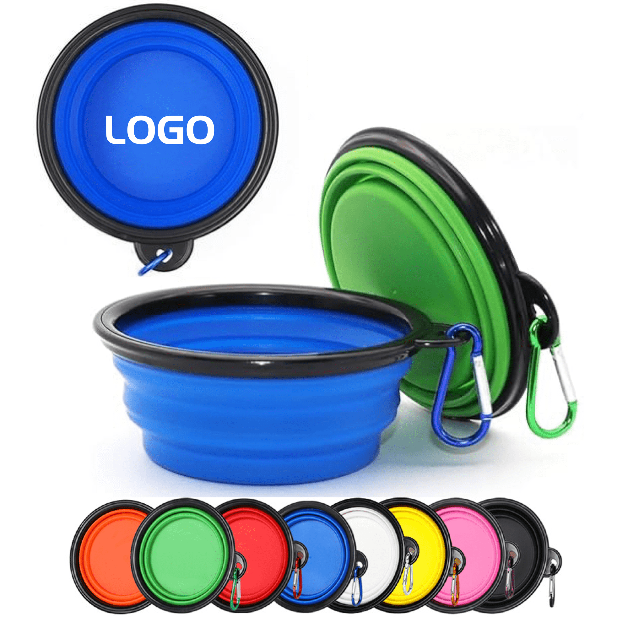 Traveling Camping Walking Foldable Feeding Watering Dish 5